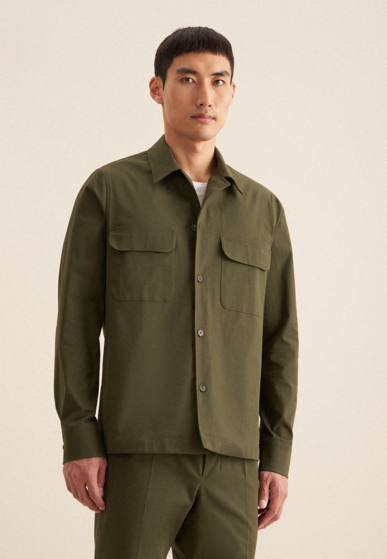 seidensticker Langarmhemd »Regular« 1/1 Kragen Uni