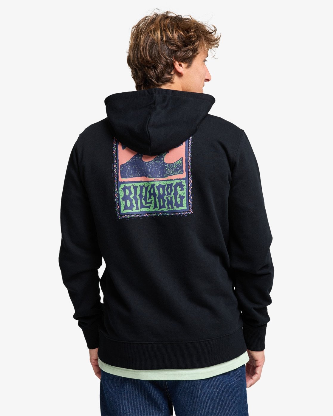 Billabong Sweat à capuche »STAMP PO«, sportlicher Stil, für Erwachsene, aus Baumwolle und Polyester
