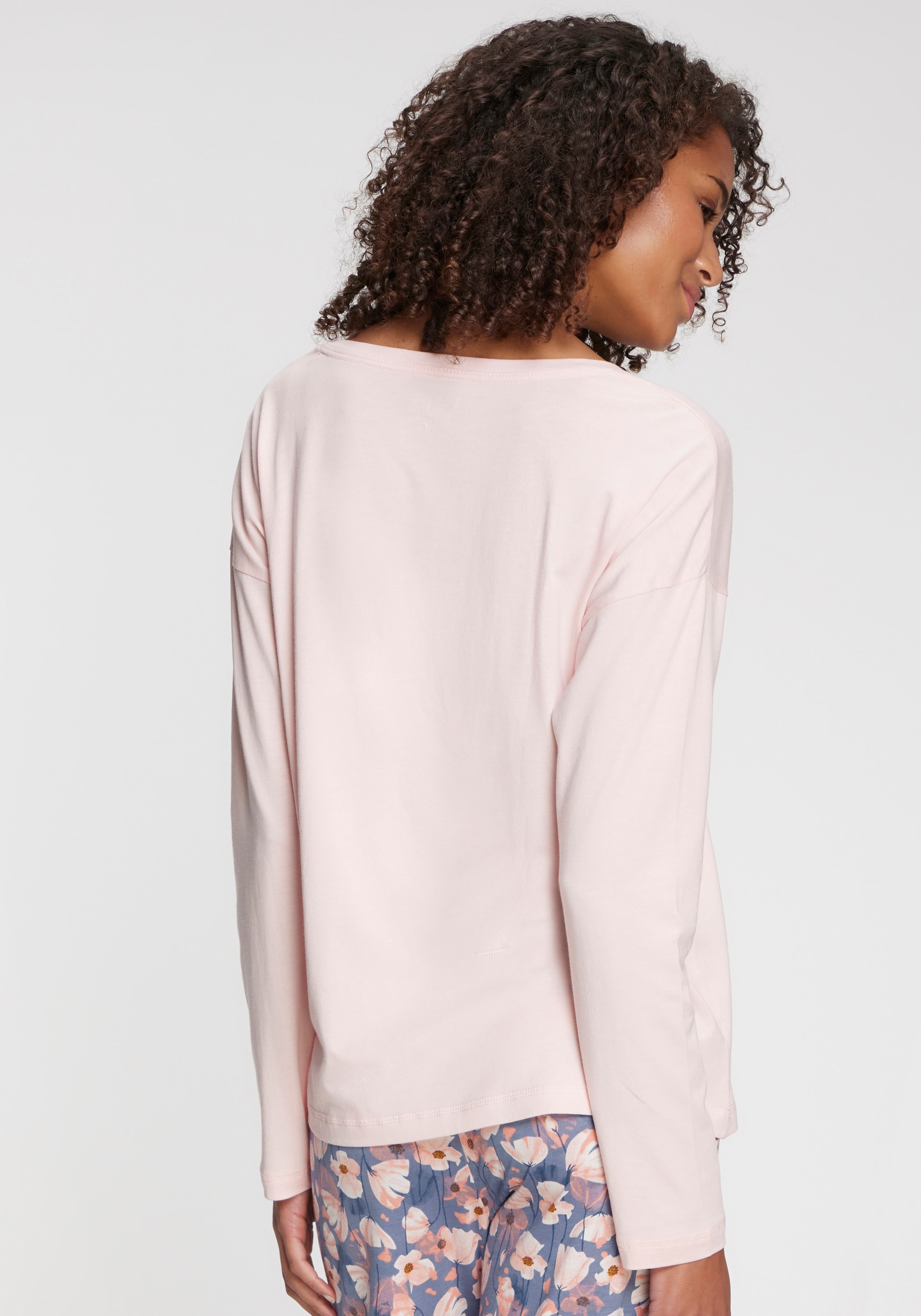 Vivance Dreams Haut de pyjama 1-teilig,  mit kleinem Frontprint