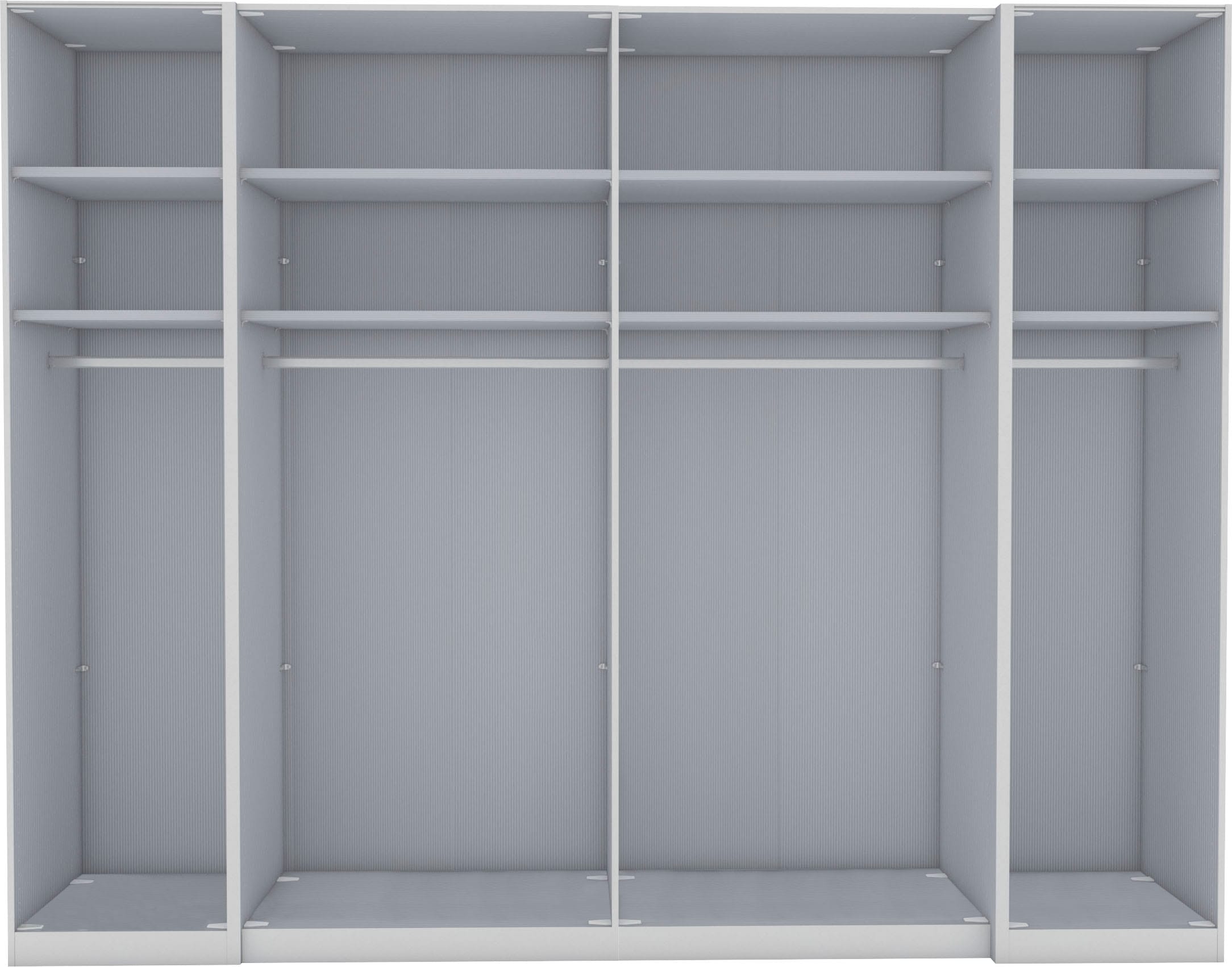 WIEMANN Armoire à portes battantes/coulissantes »Nizza« mit Glasfront