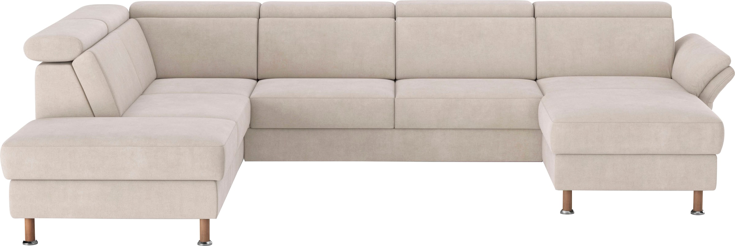 Home affaire Wohnlandschaft »Calypso U-Form« wahlweise mit motorischer Relaxfunktion