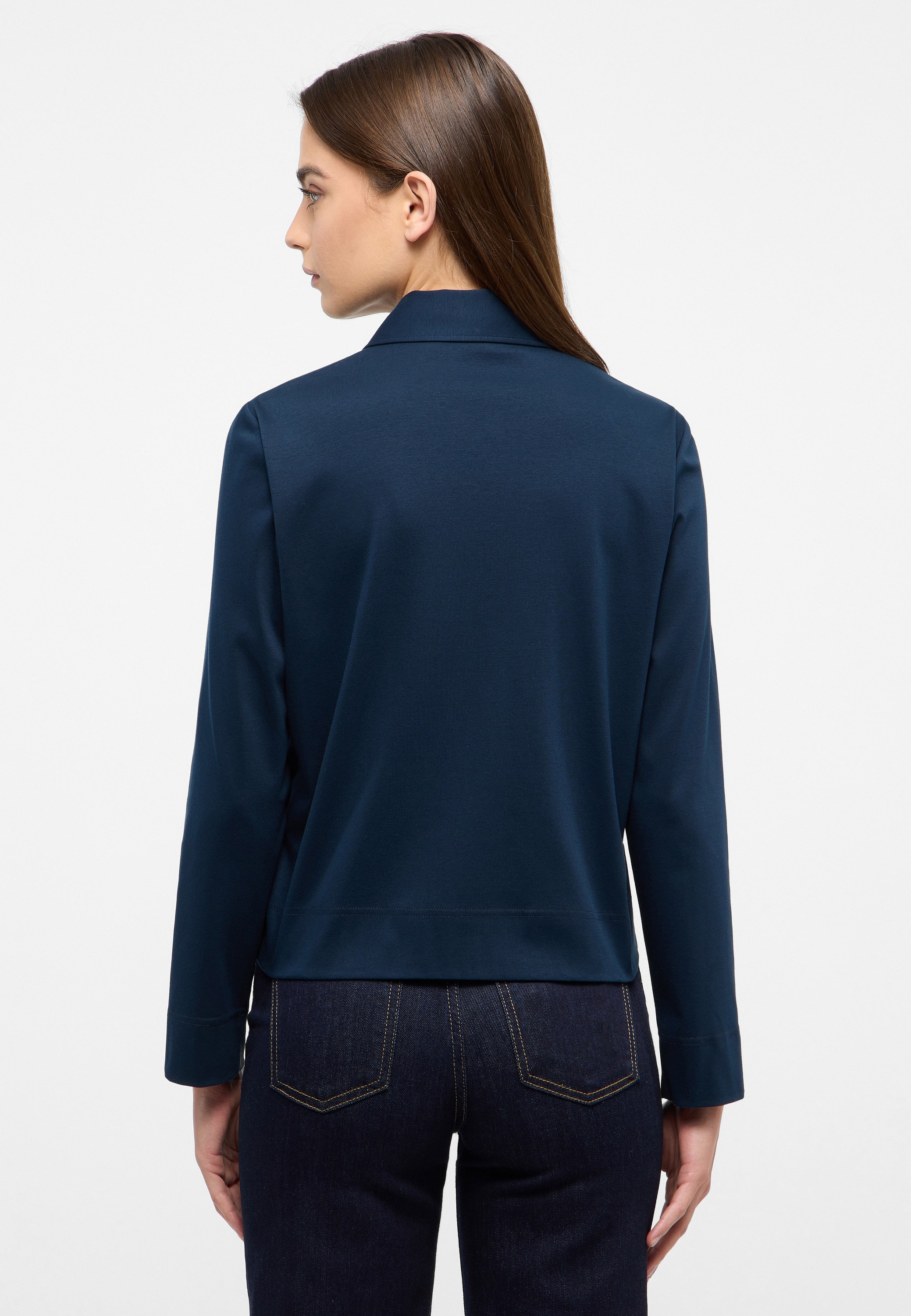 Eterna Blouse chemise »LOOSE FIT« EASY IRON (bügelleicht)