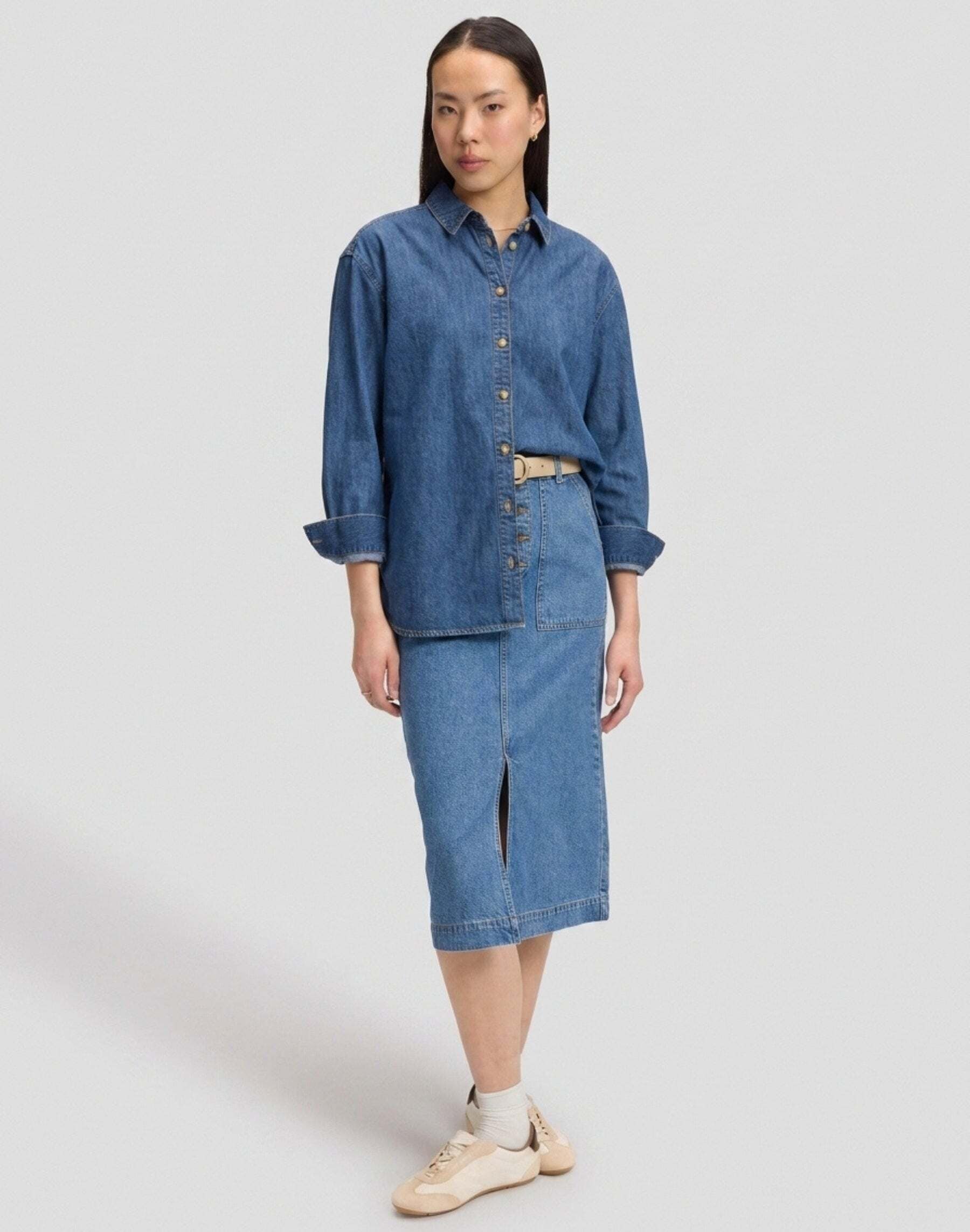Lee® Blouse en jean »Lee Jeanshemd Classic«