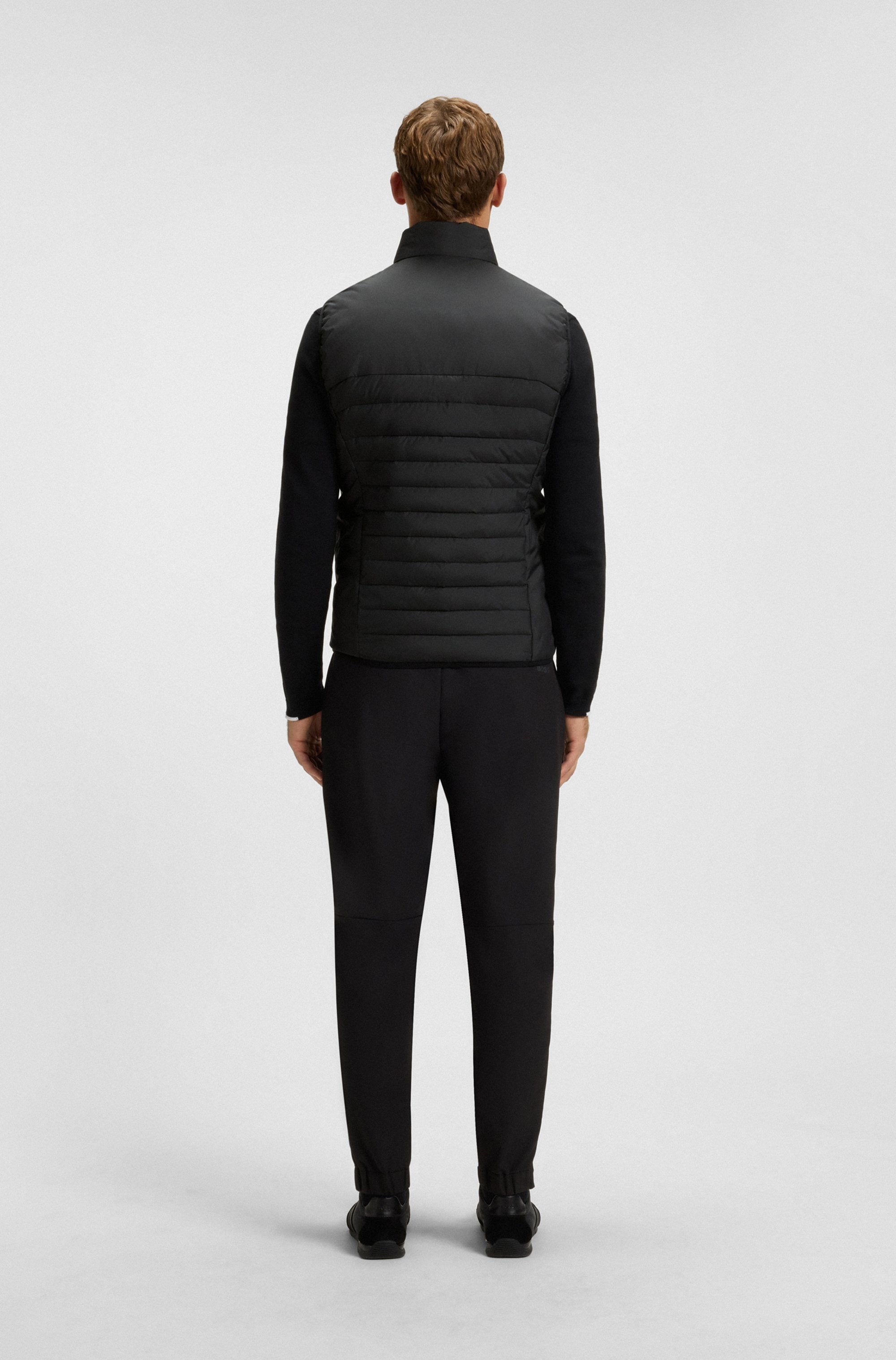 BOSS GREEN Gilet matelassé »V Urbanex Vest« mit soften Stretch-Einsätzen und reflektierenden Details