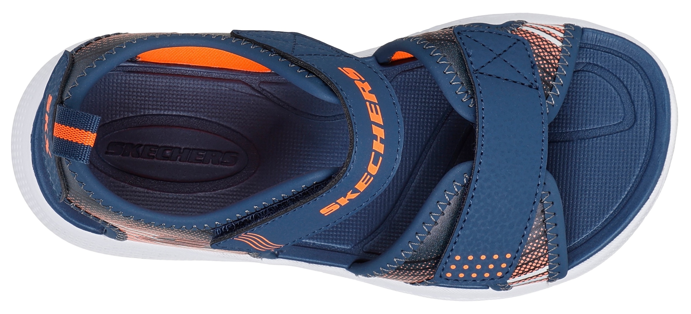 Skechers Sandale »MICROSPEC-SPLASH«  , leichte Sandale mit Klettverschluss, Grössenschablone zum Download