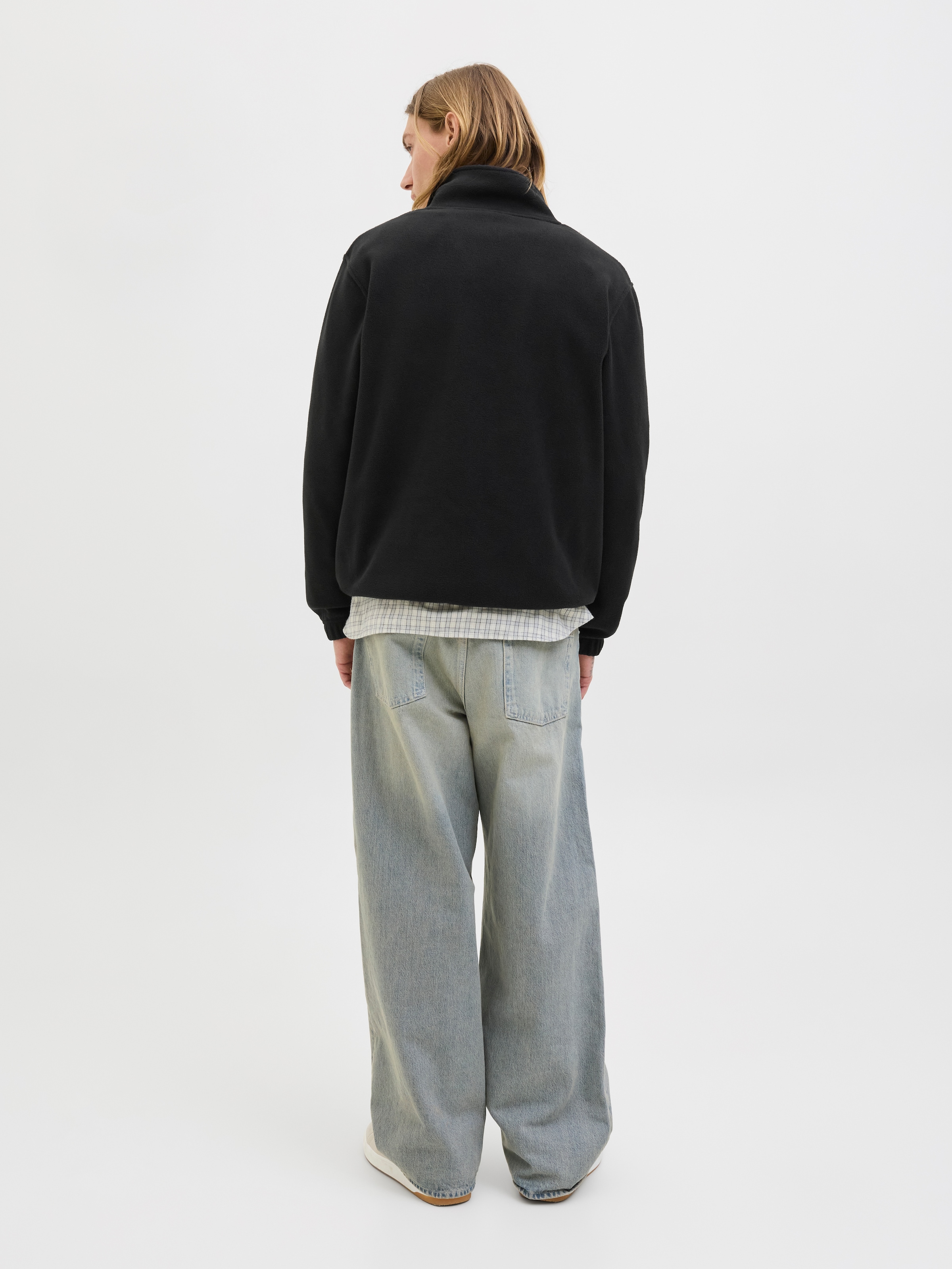 Jack & Jones Fleecepullover »JJSOHO HALFZIP FLEECE«, Kunstfaser, relaxed fit
