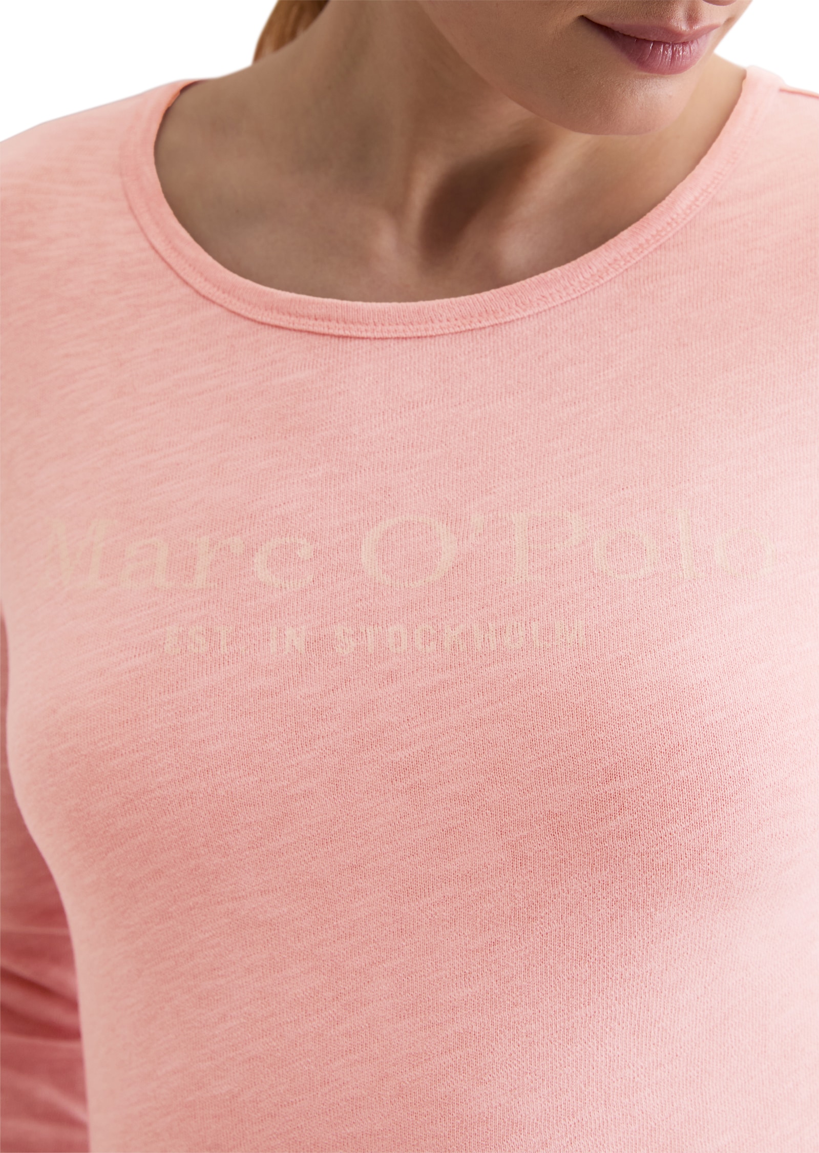Marc O'Polo Longsleeve »regular fit aus Slub Jersey«