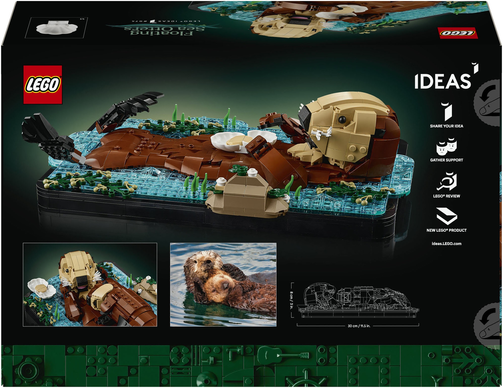 LEGO® Pions de construction »Schwimmende Otter (21366), LEGO Ideas«