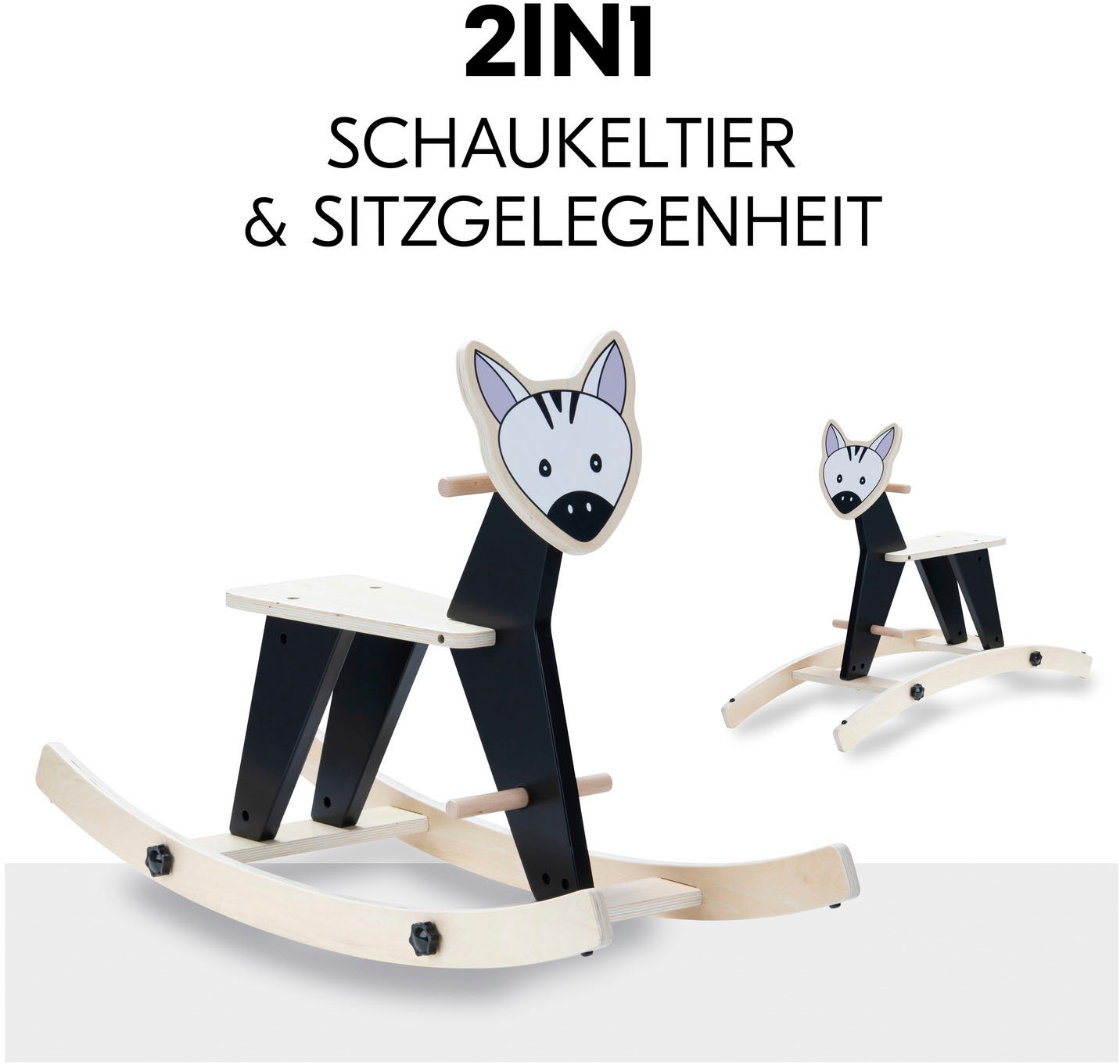 Hauck Animal à bascule »Rock N Swing Zebra« FSC® - schützt Wald