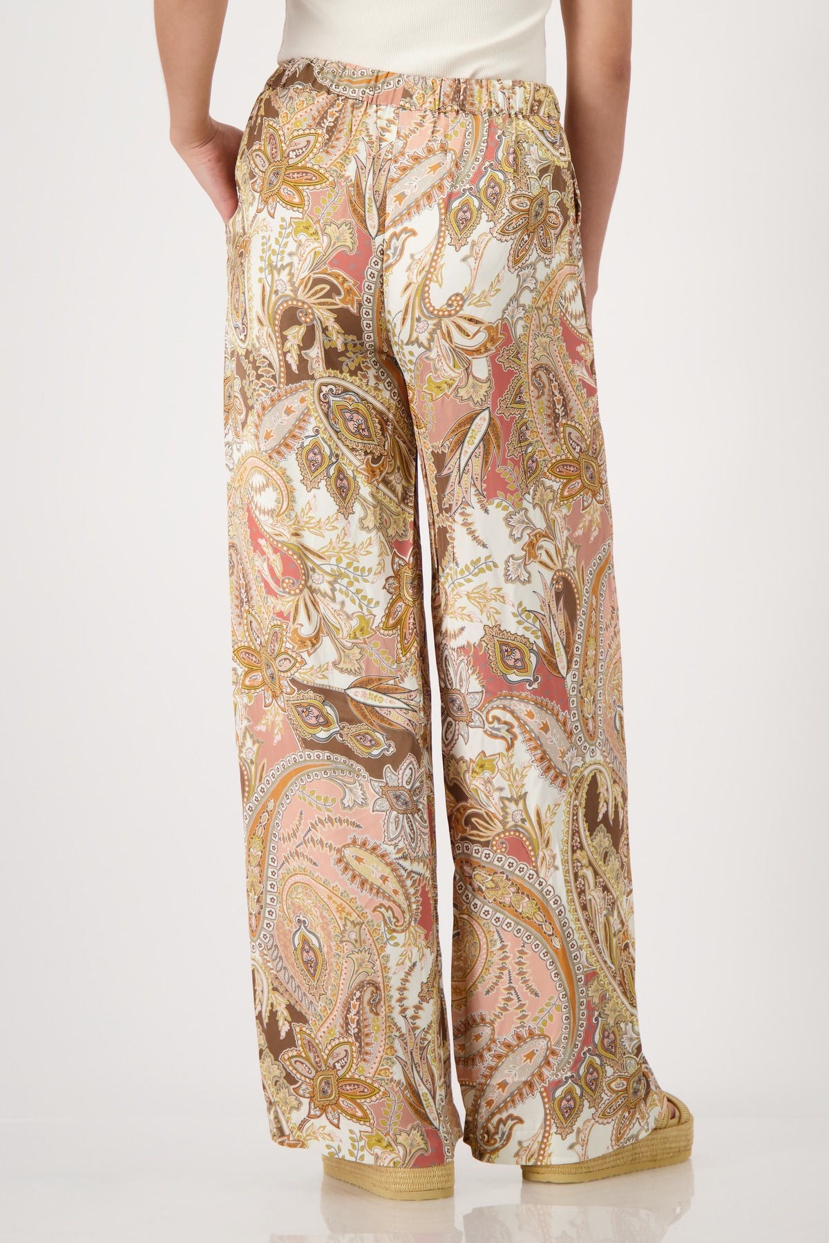 Monari Palazzohose »Hose Pia reg. Paisley«  Regular fit mit Paisleymuster