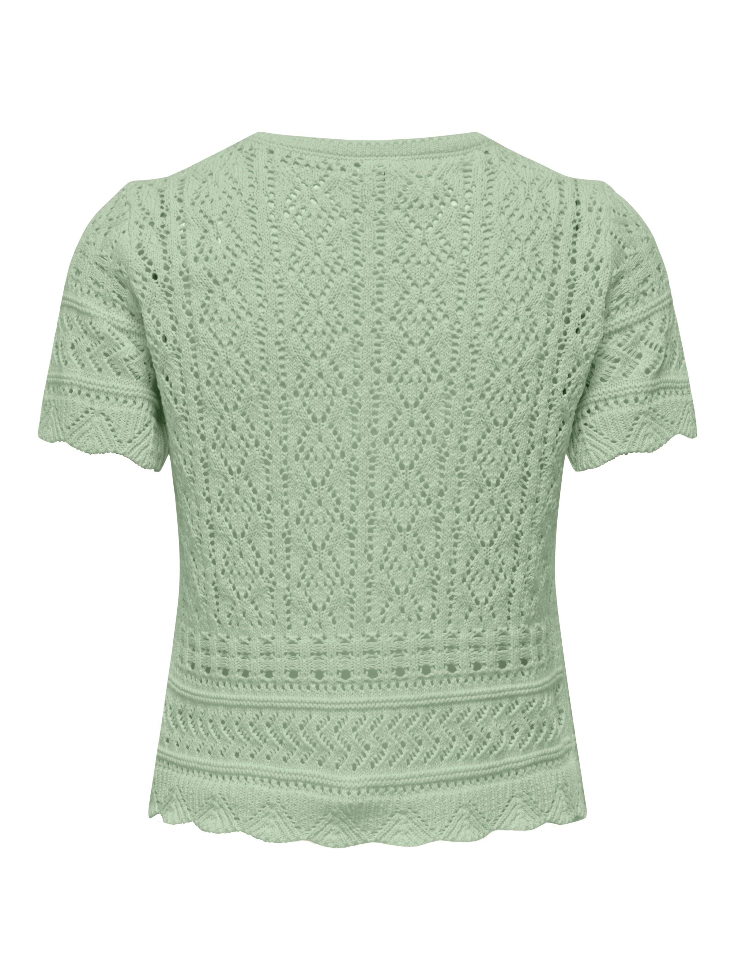 ONLY Kurzarmpullover »ONLELKE LIFE SS STRUCTUR O-NECK KNT NOOS«
