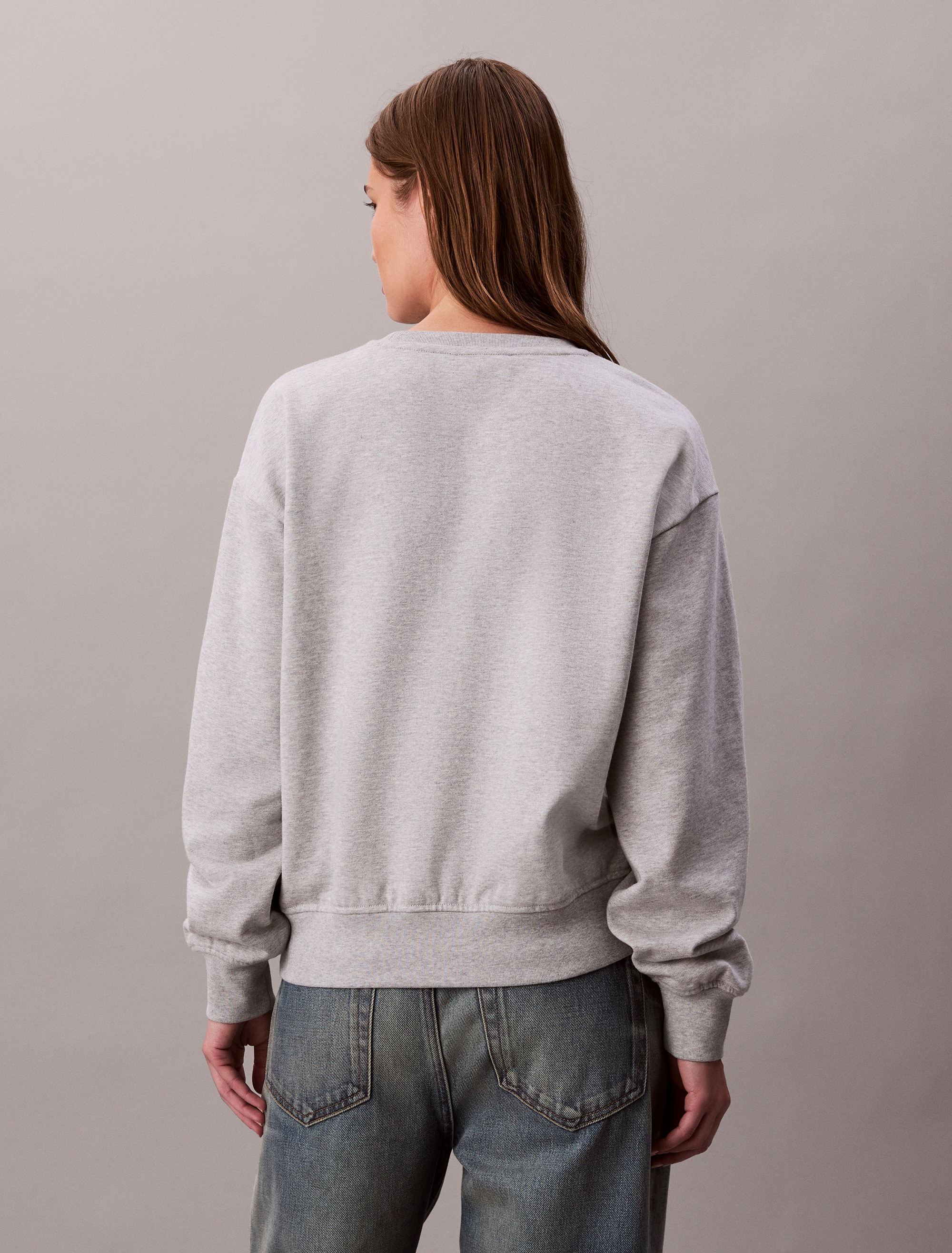 Calvin Klein Jeans Sweatshirt »LS ARCHIVE LOGO FRENCH TERRY RLX«, Mit Rundhalsausschnitt, regular fit
