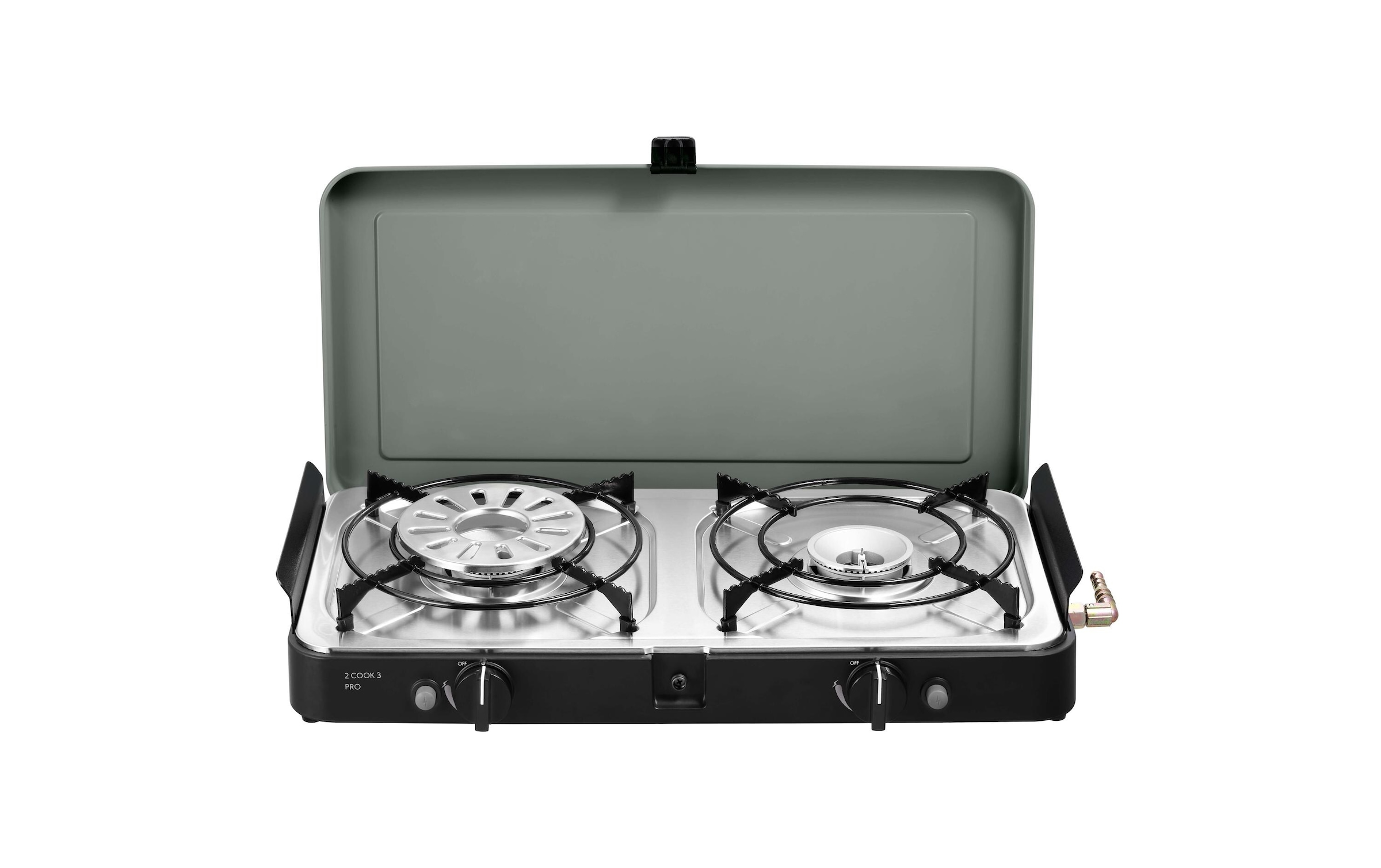   Gaskocher »2-Cook 3 Pro Deluxe« Stahl 55 cmx31 cm