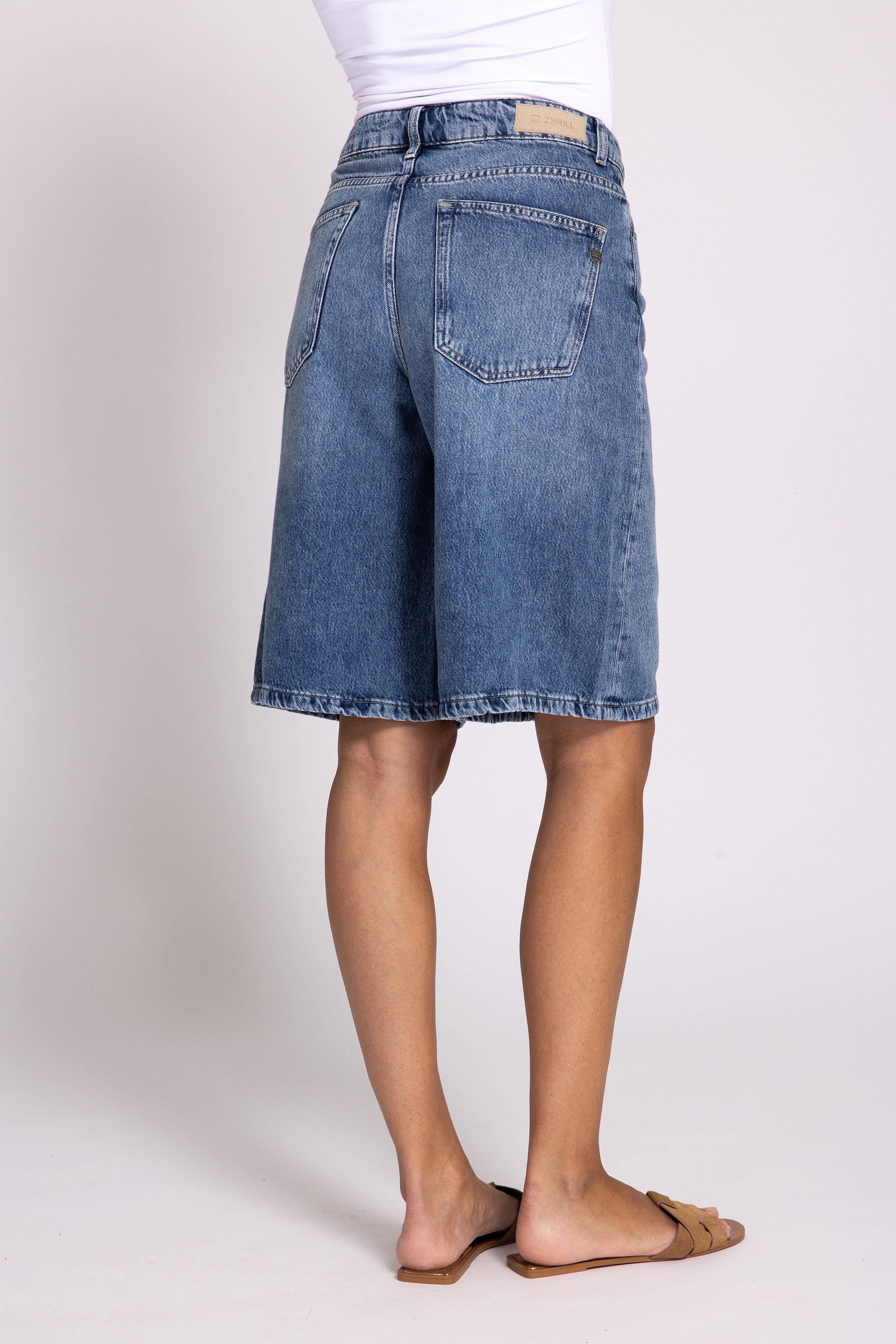 Zhrill Shorts »INSA Denim Bermuda«  Sommerhose knielang, im Bermuda-Stil