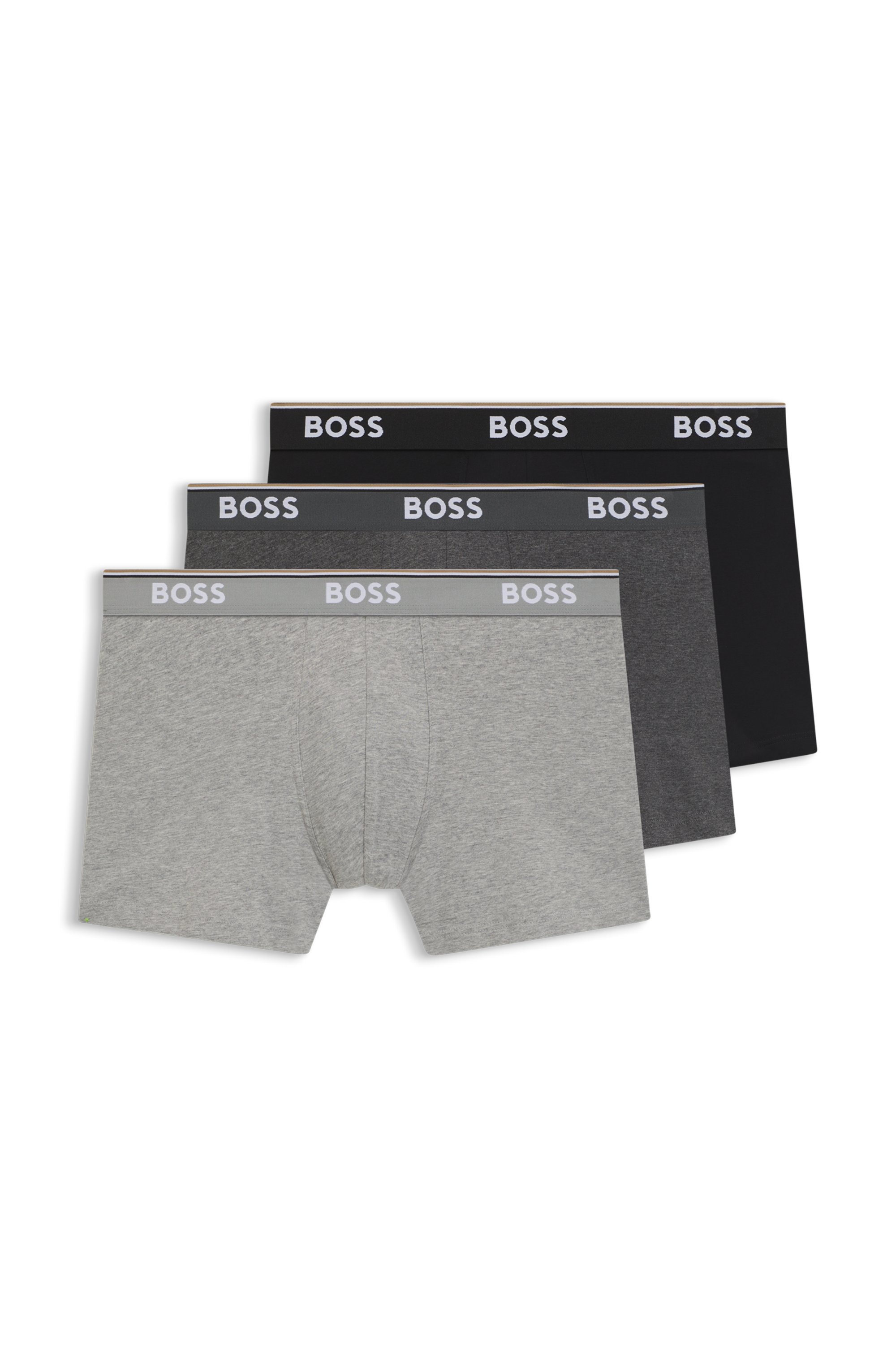 BOSS Boxer »Boxer 3 PACK« mit farblich passendem Webbund