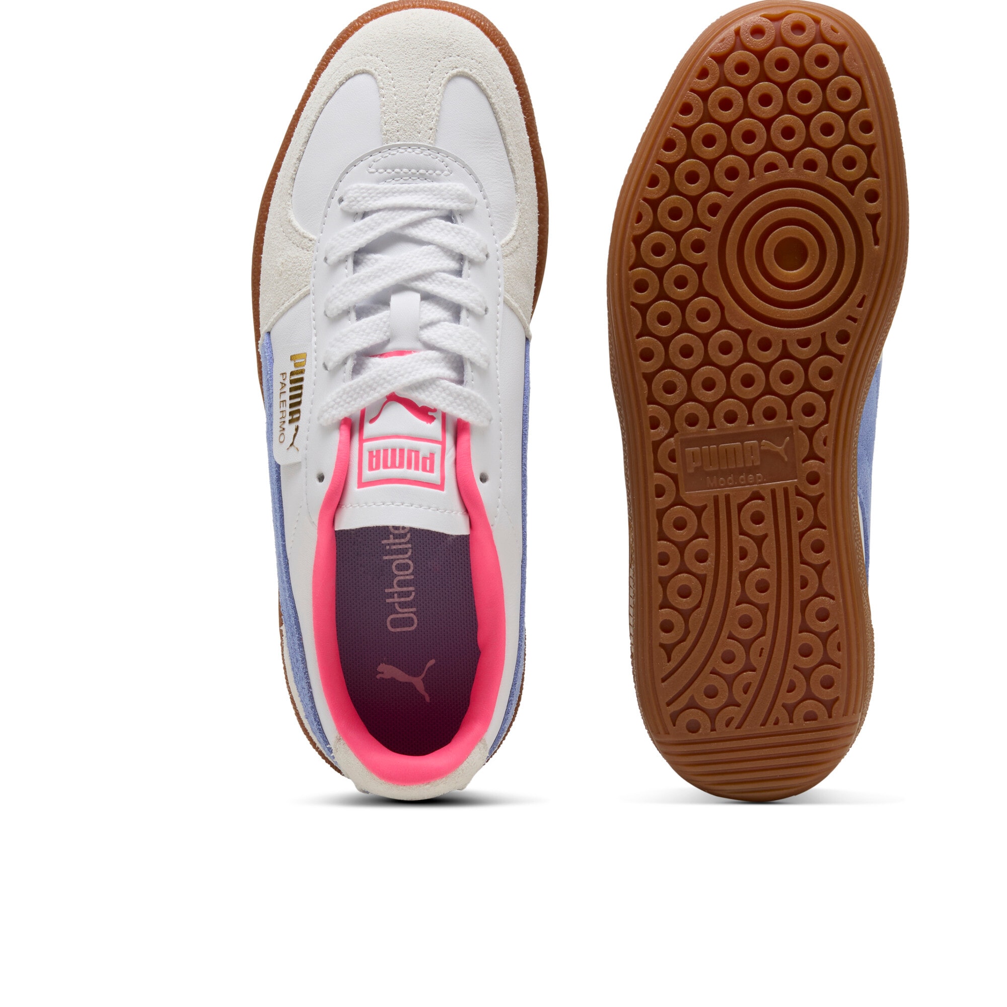 PUMA Sneaker »PALERMO LTH«  für sportliche Looks, aus Leder, mit Overlays aus Wildleder