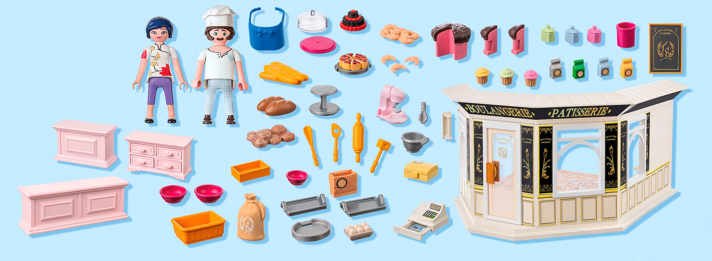 Playmobil® Konstruktions-Spielset »Miraculous: Französische Bäckerei (71863)« Made in Europe