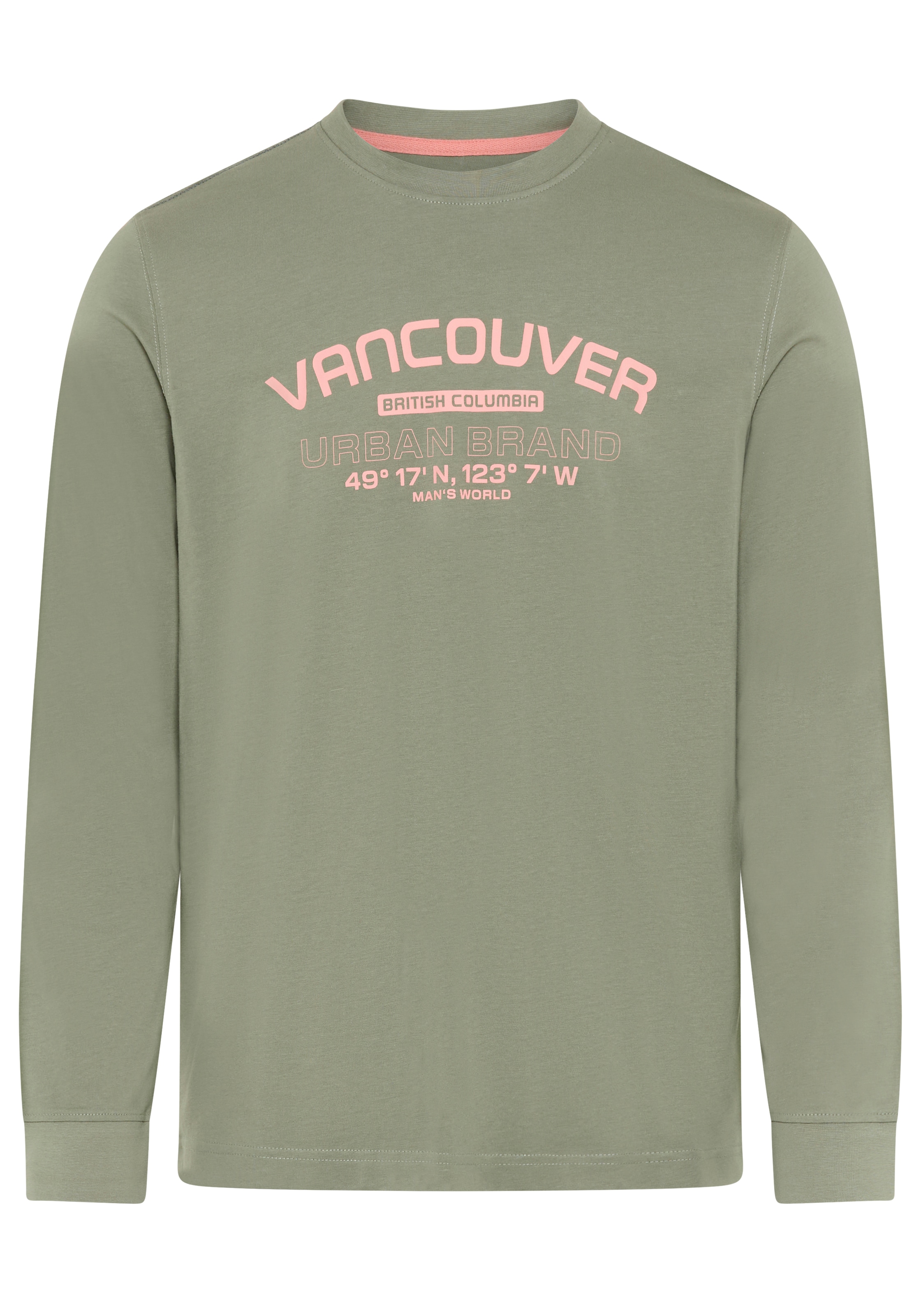 Man's World T-shirt à manches longues »Neue Kollektion!« casual Stil, Langarm, schmale Passform