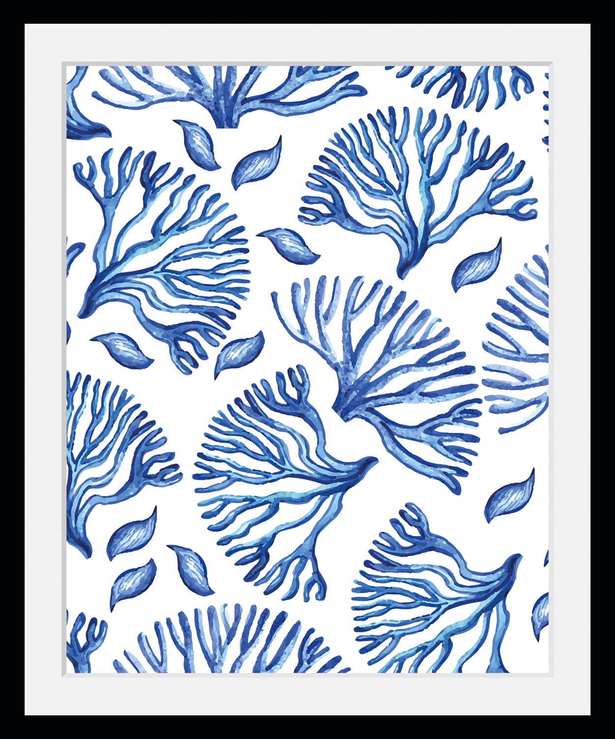 queence Image »Malte« 1 cuis tlg. HD Premium Poster-Druck inkl. Holzrahmen