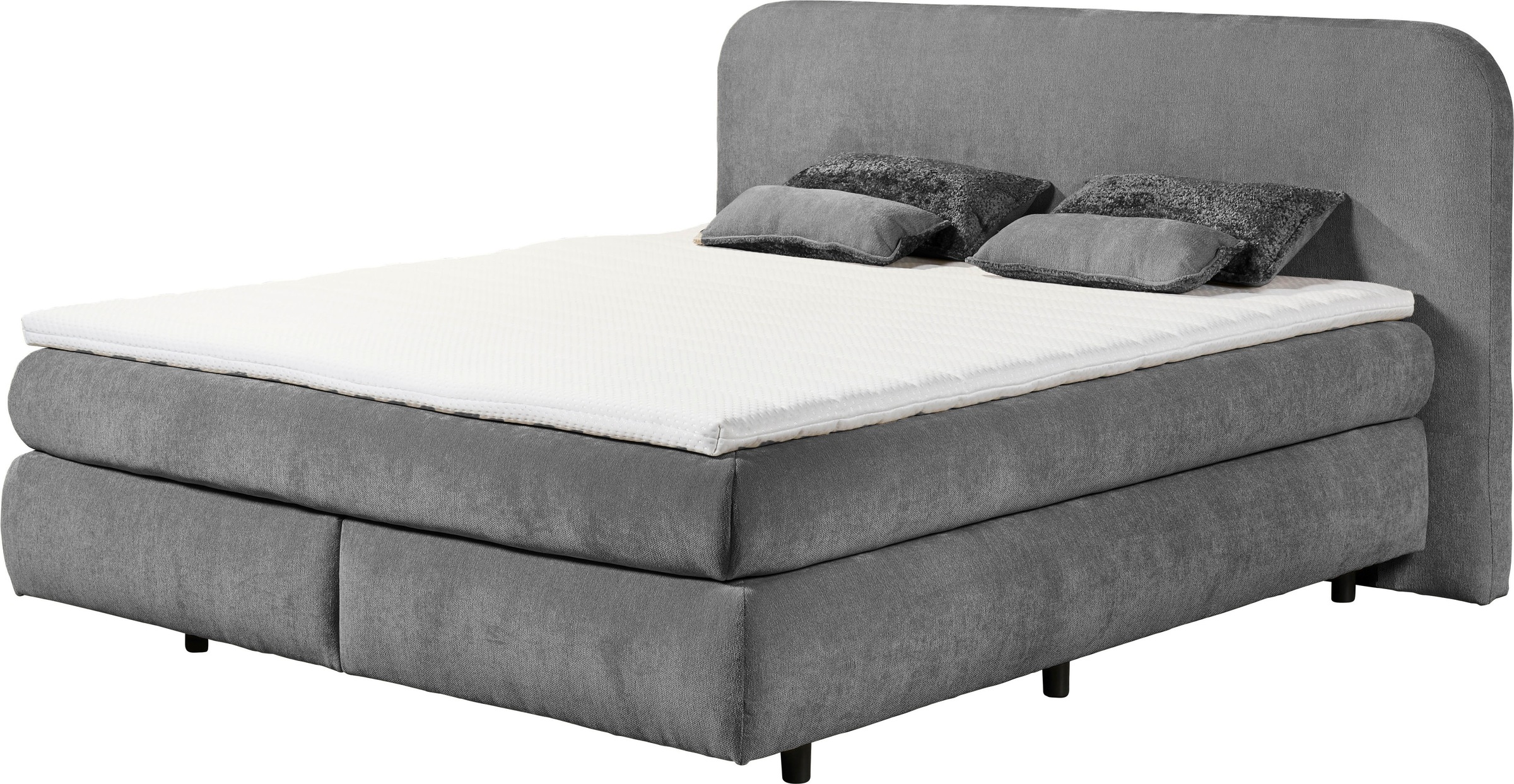 ED EXCITING DESIGN Boxspringbett »ELBRUS in der Breite 180cm, inkl. Kaltschaum-Topper« in verschiedenen Farben erhältlich