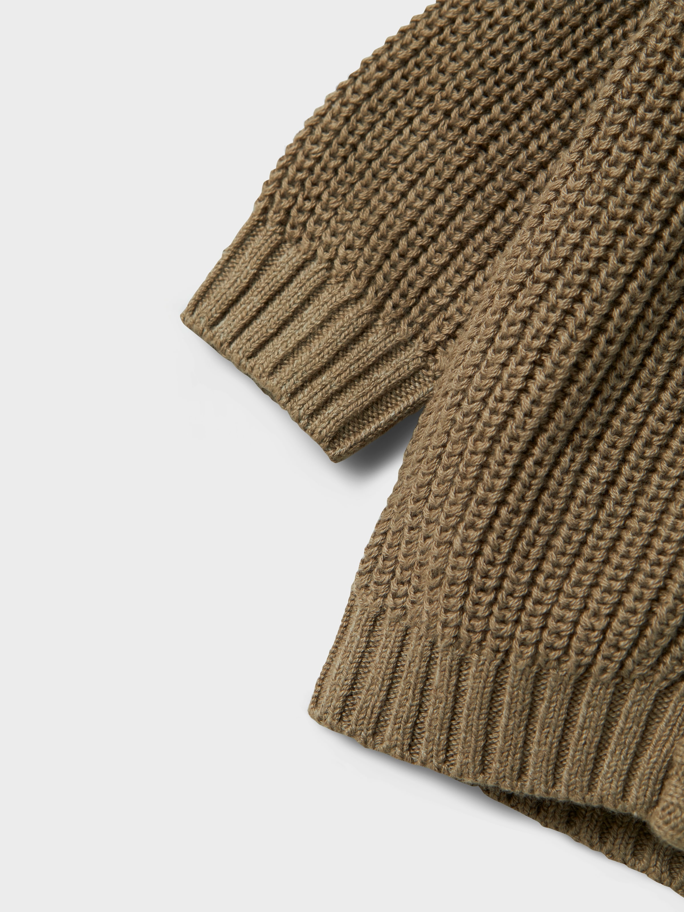 Lil' Atelier Veste en tricot »NBNEMLEN LS KNIT CARD LIL NOOS« coton doux, tricot côtelé