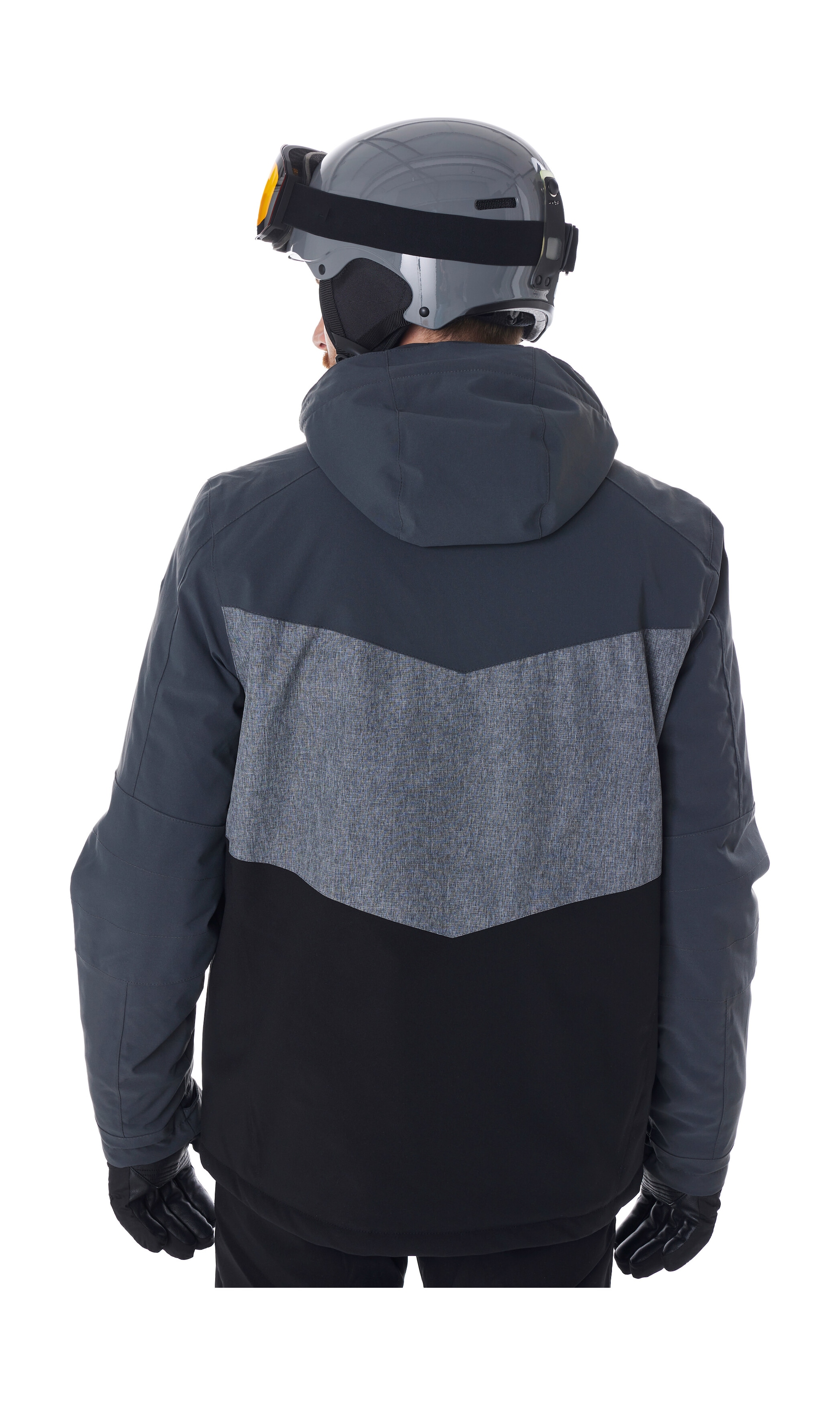Killtec Veste de ski »KSW 45 MN SKI JCKT« veste de ski tendance, imperméable, avec capuche amovible et jupe pare-neige
