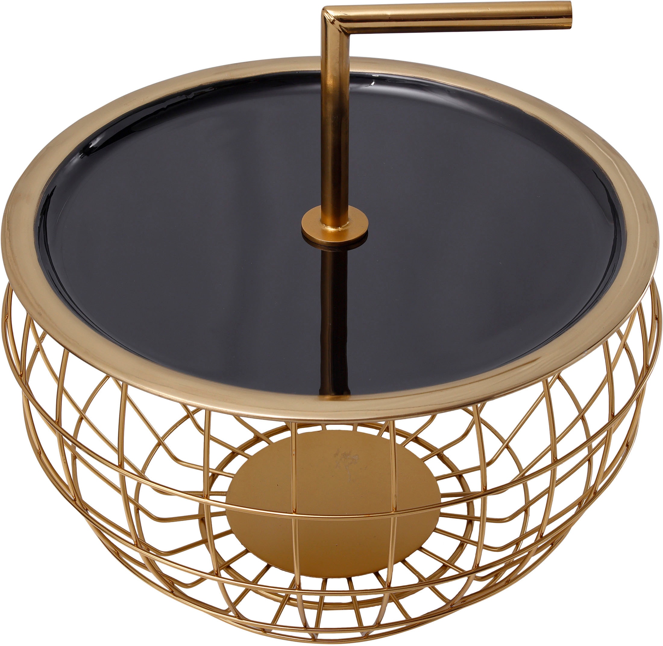 Kayoom Table d'appoint »Art Deco 500, Abstelltisch aus Metall,funktional und stabil« 1 cuis tlg. Dekorativ, mit abnehmbarem Griff ( 13 cm ), Stauraumfunktion