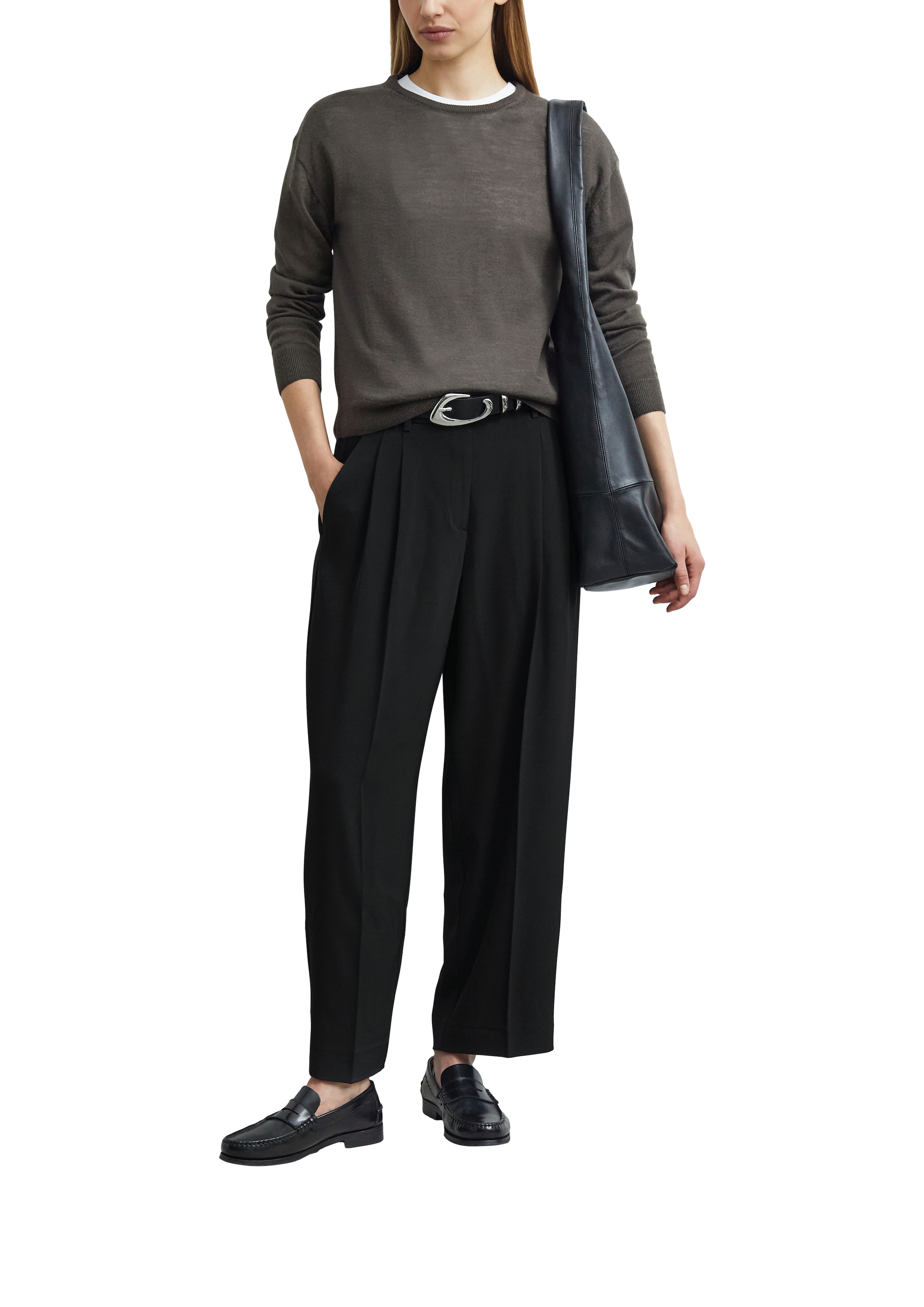 Comma Pantalon en tissu  avec stretch