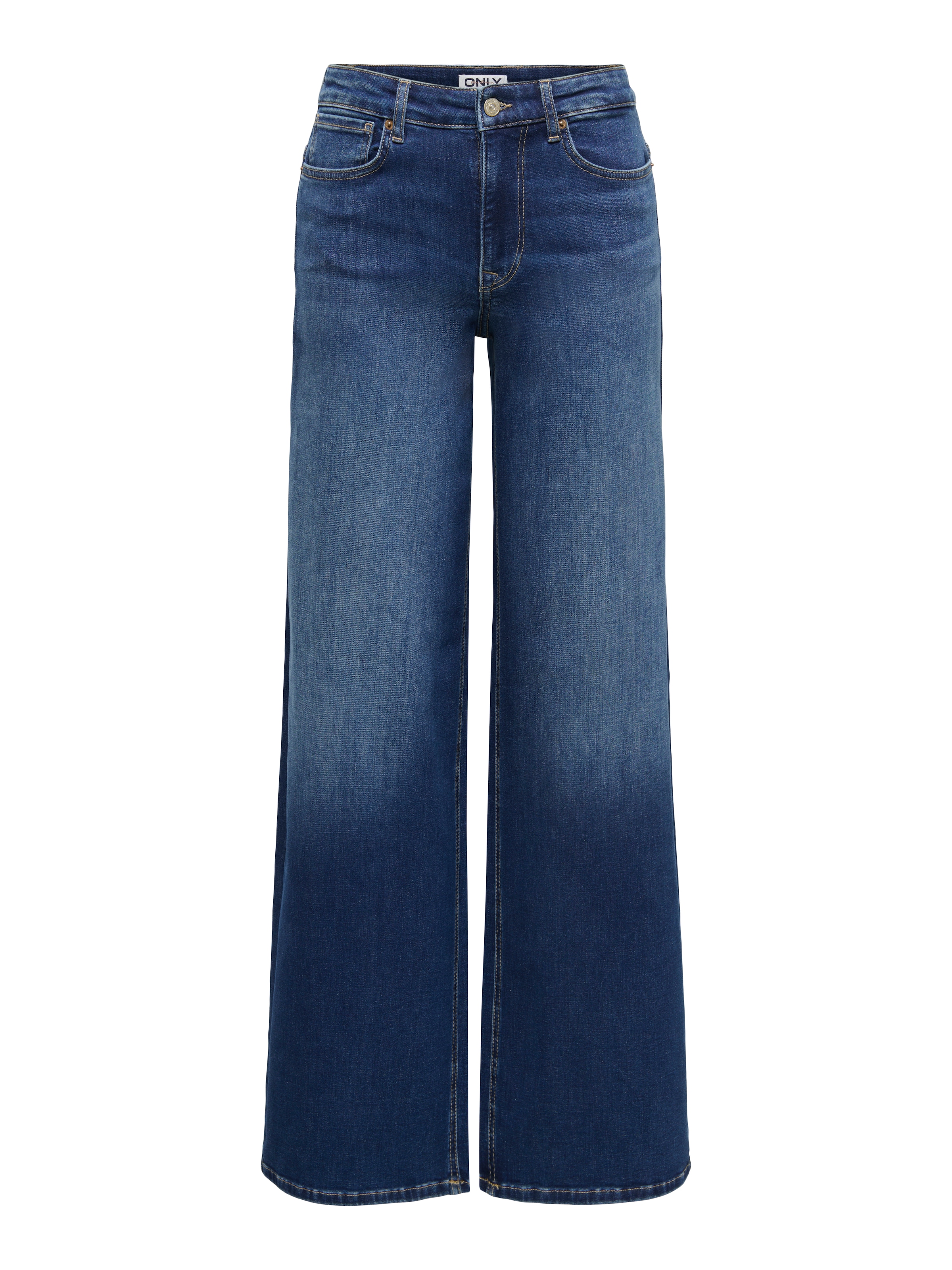 ONLY Jeans taille haute »ONLMADISON BLUSH HW WIDE DNM DOT229 NOOS« mélange de coton, taille haute, coupe large
