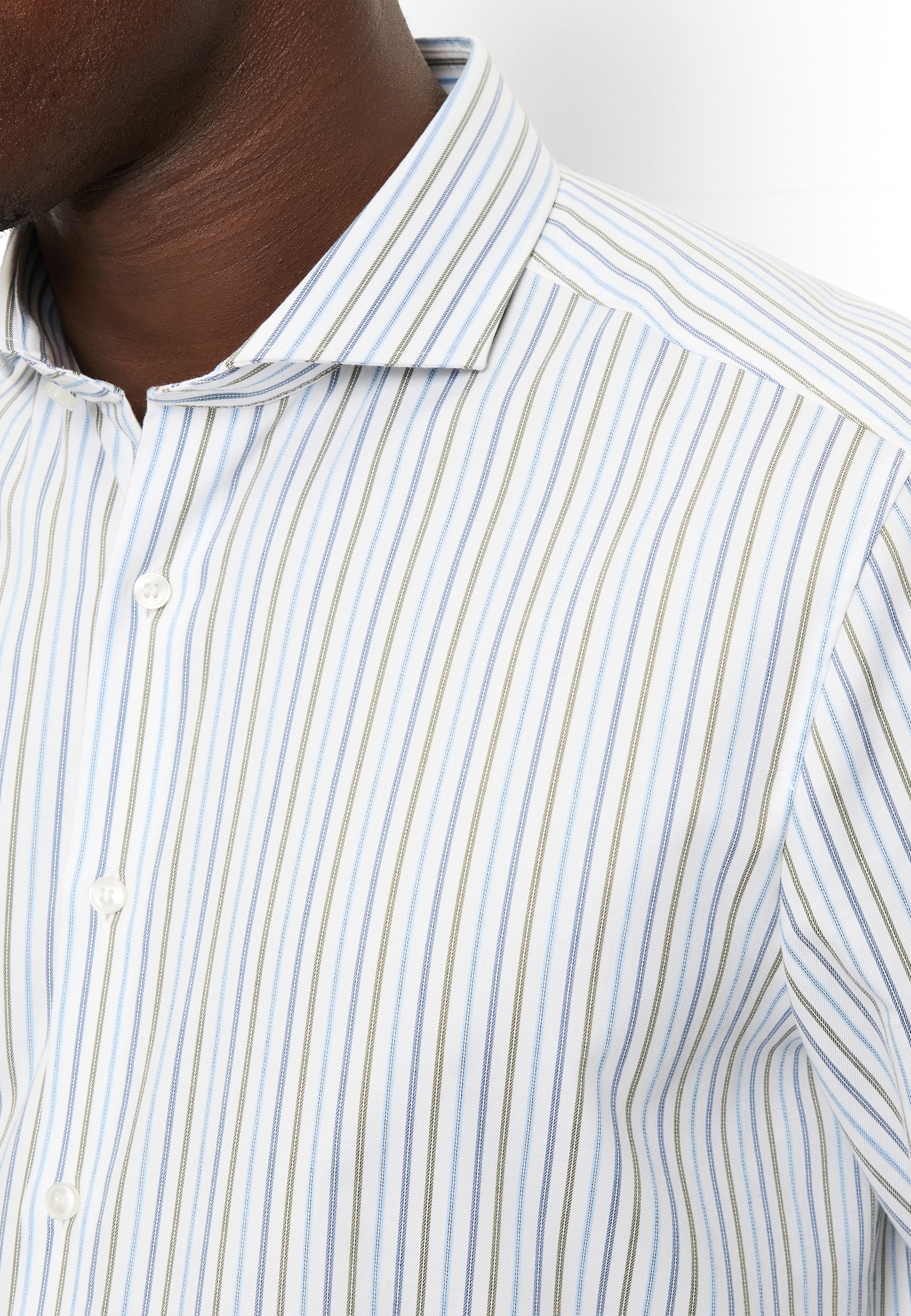 OLYMP Chemise à manches longues »Level Five« Businesshemd, body fit, Haifischkragen, gestreift