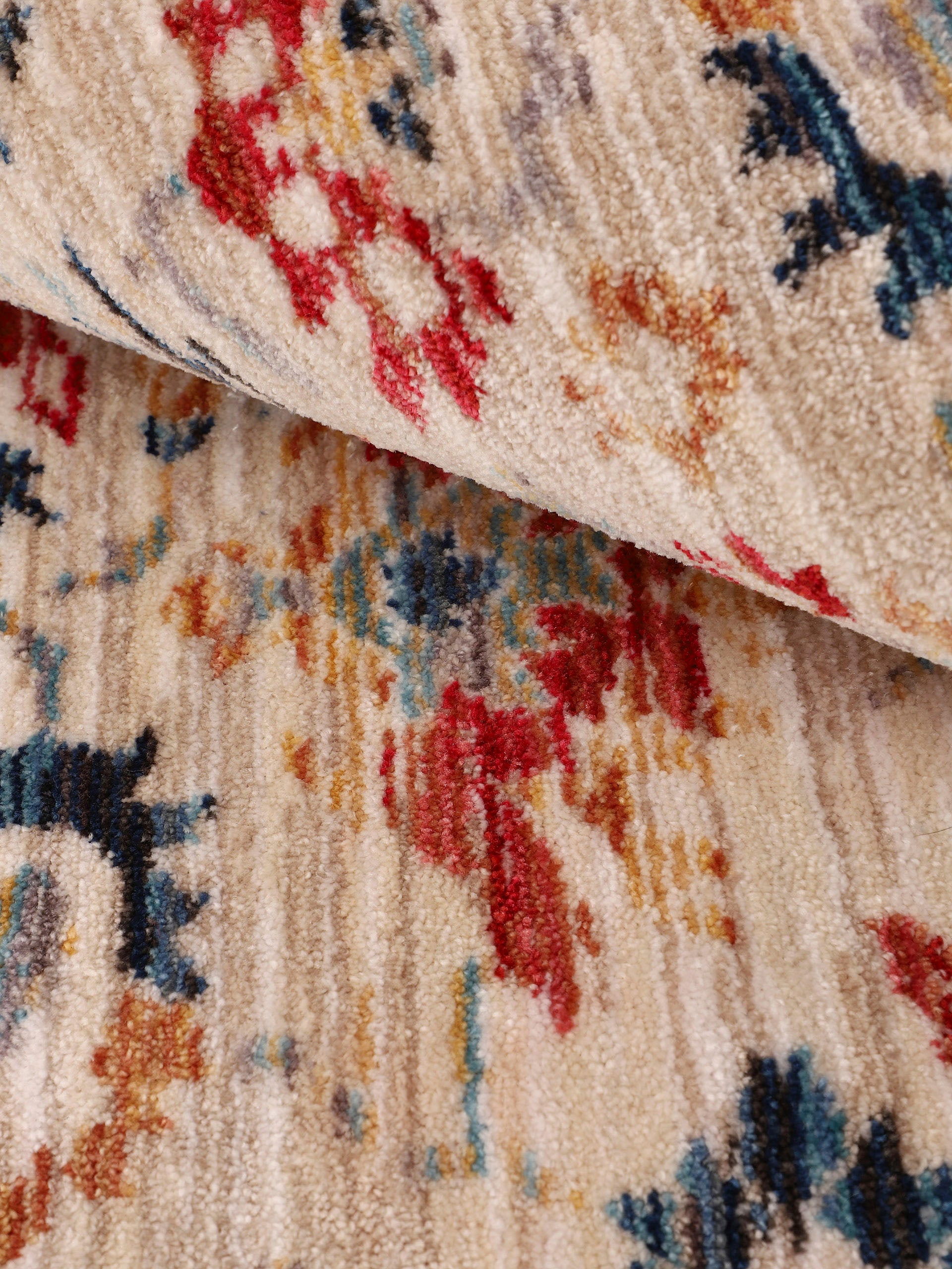 carpetfine Teppich »Phoenix« rechteckig 6 mm Höhe Vintage Orient Look, mit Fransen, Wohnzimmer