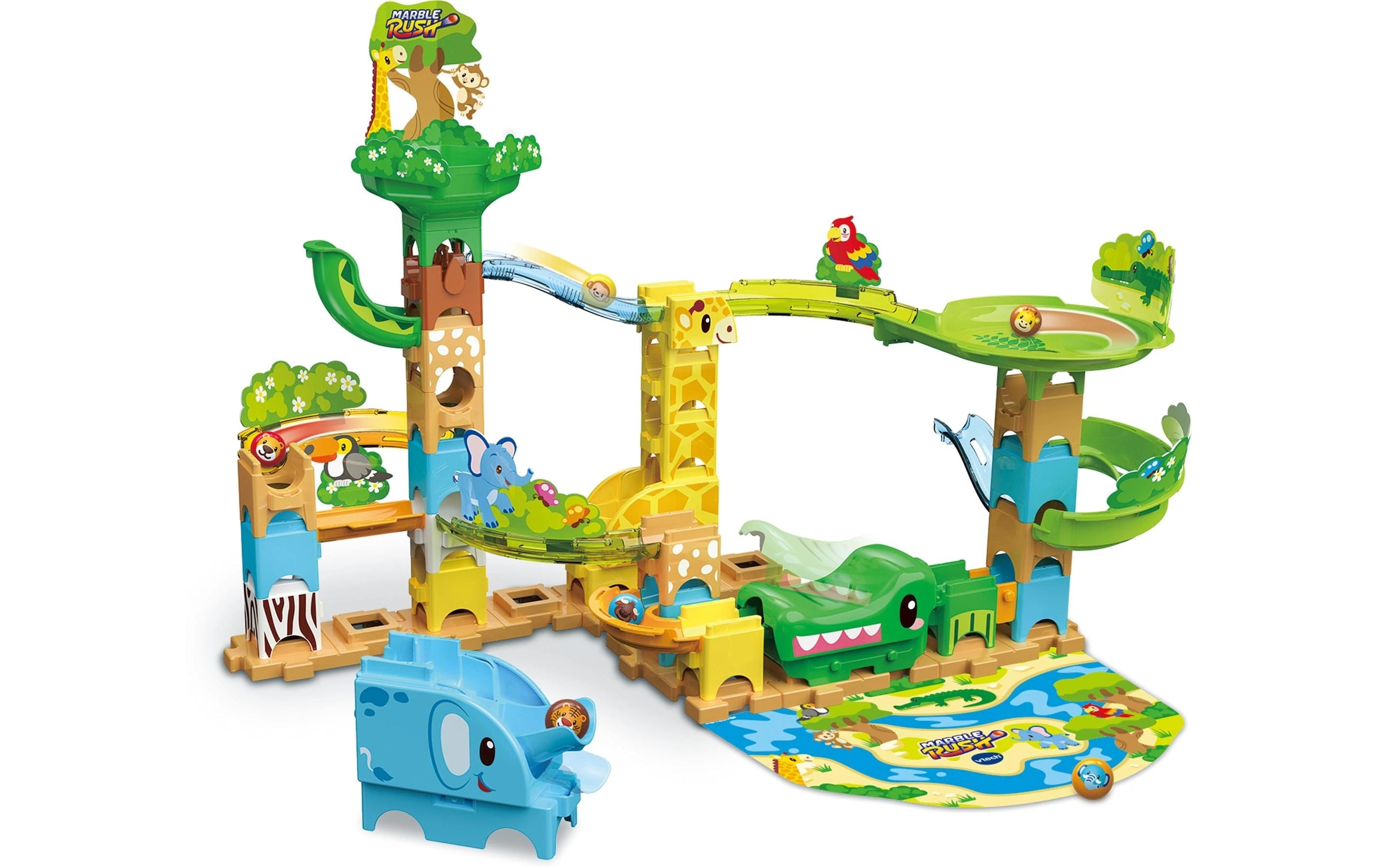 Vtech® Kugelbahn »Marble Rush Junior Animal Set J100 -FR-«