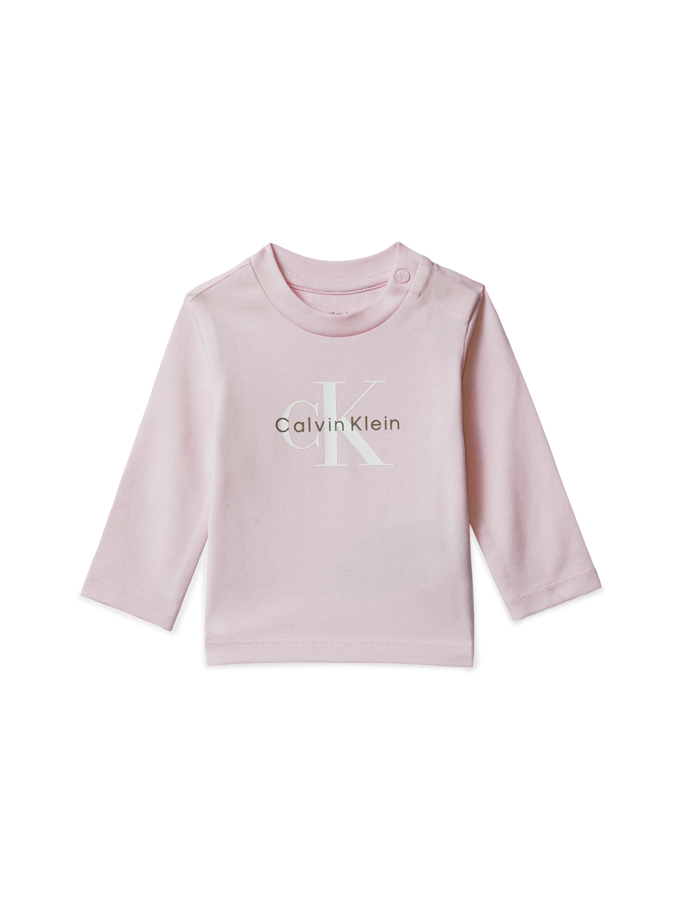 Calvin Klein Jeans T-shirt à manches longues »MONOGRAM LS T-SHIRT« für Babys bis 2 Jahre, Logo-Druck