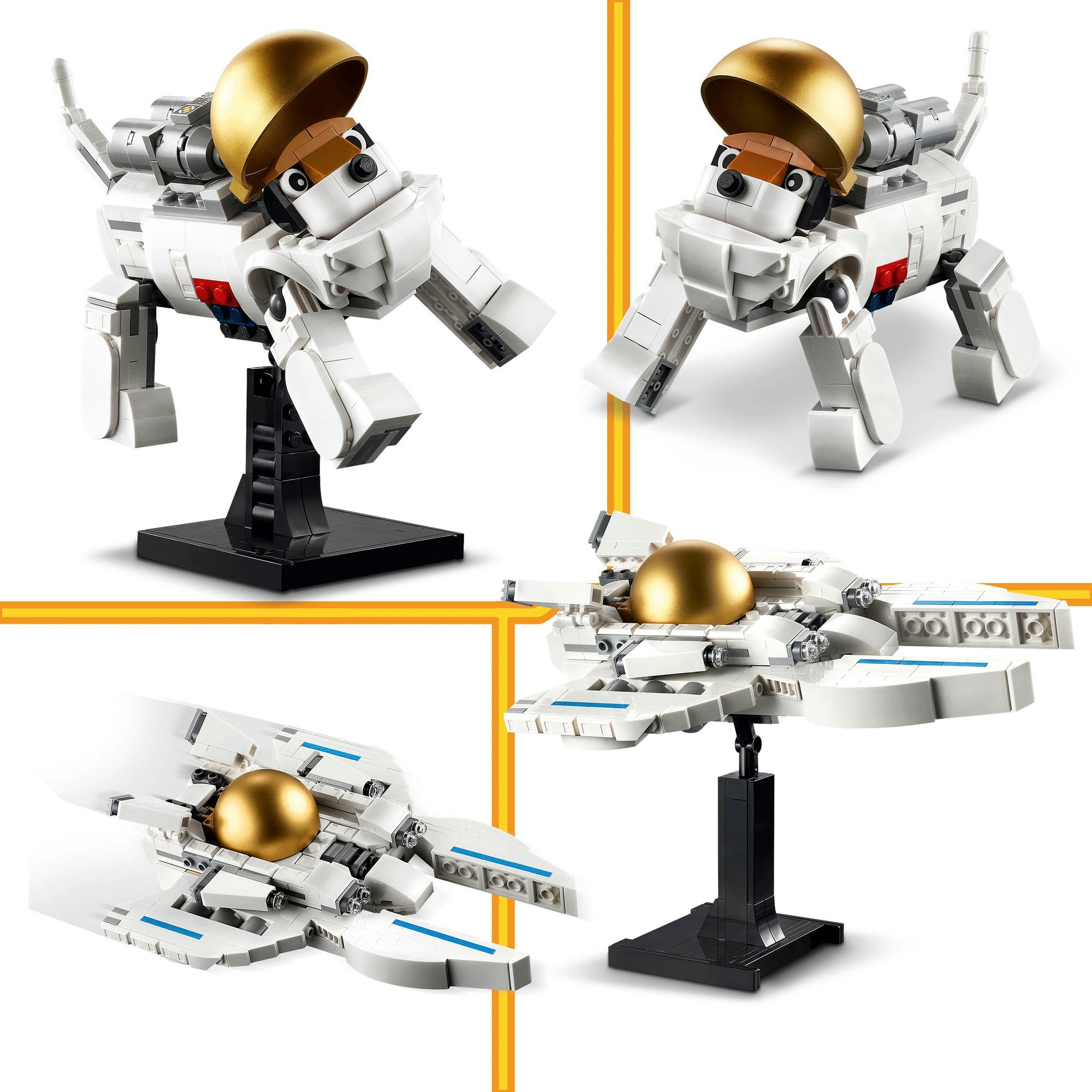 LEGO® Pions de construction »Astronaut im Weltraum (31152), LEGO Creator 3in1« Made in Europe
