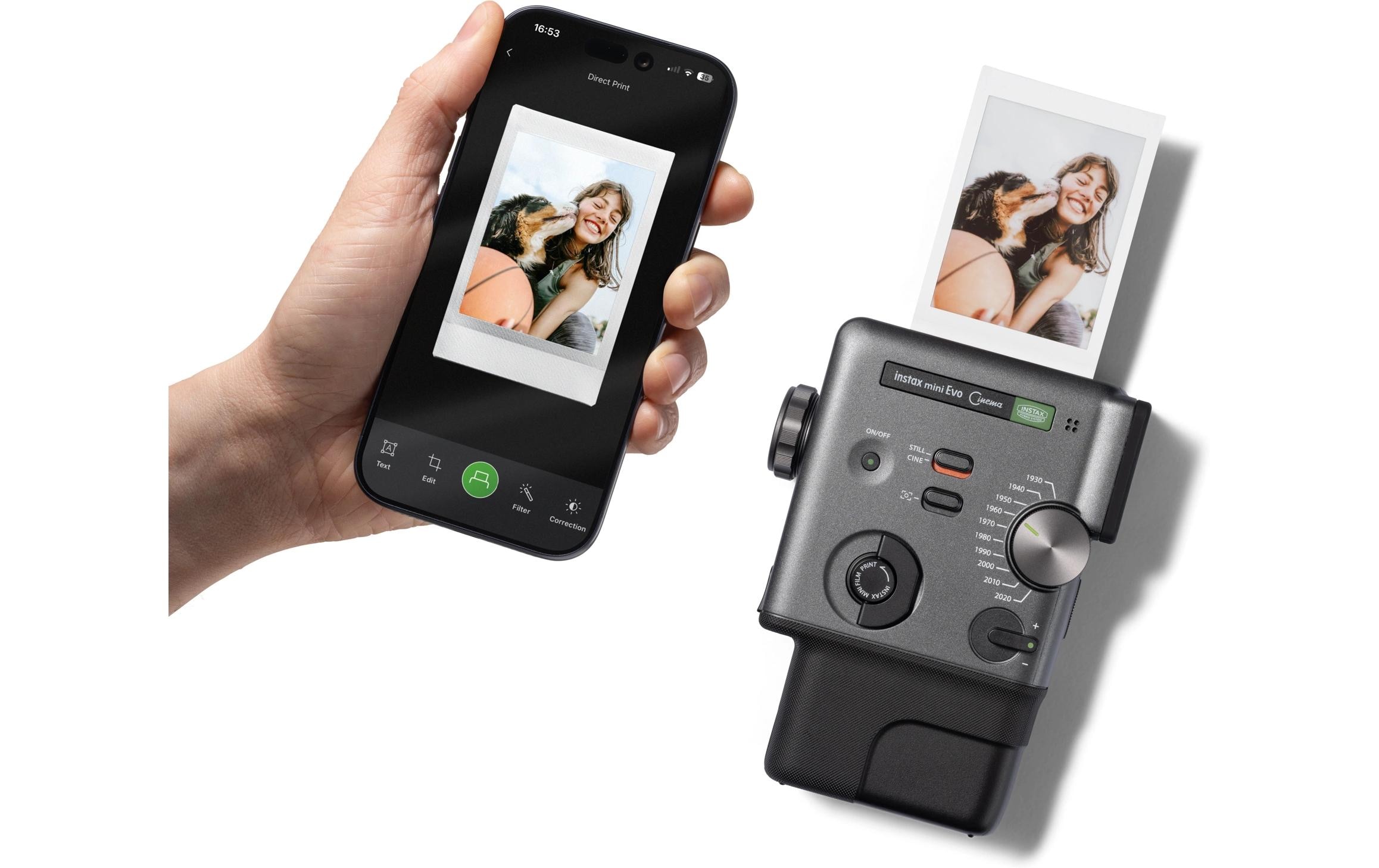 FUJIFILM Appareil photo instantané »Mini Evo Cinema«