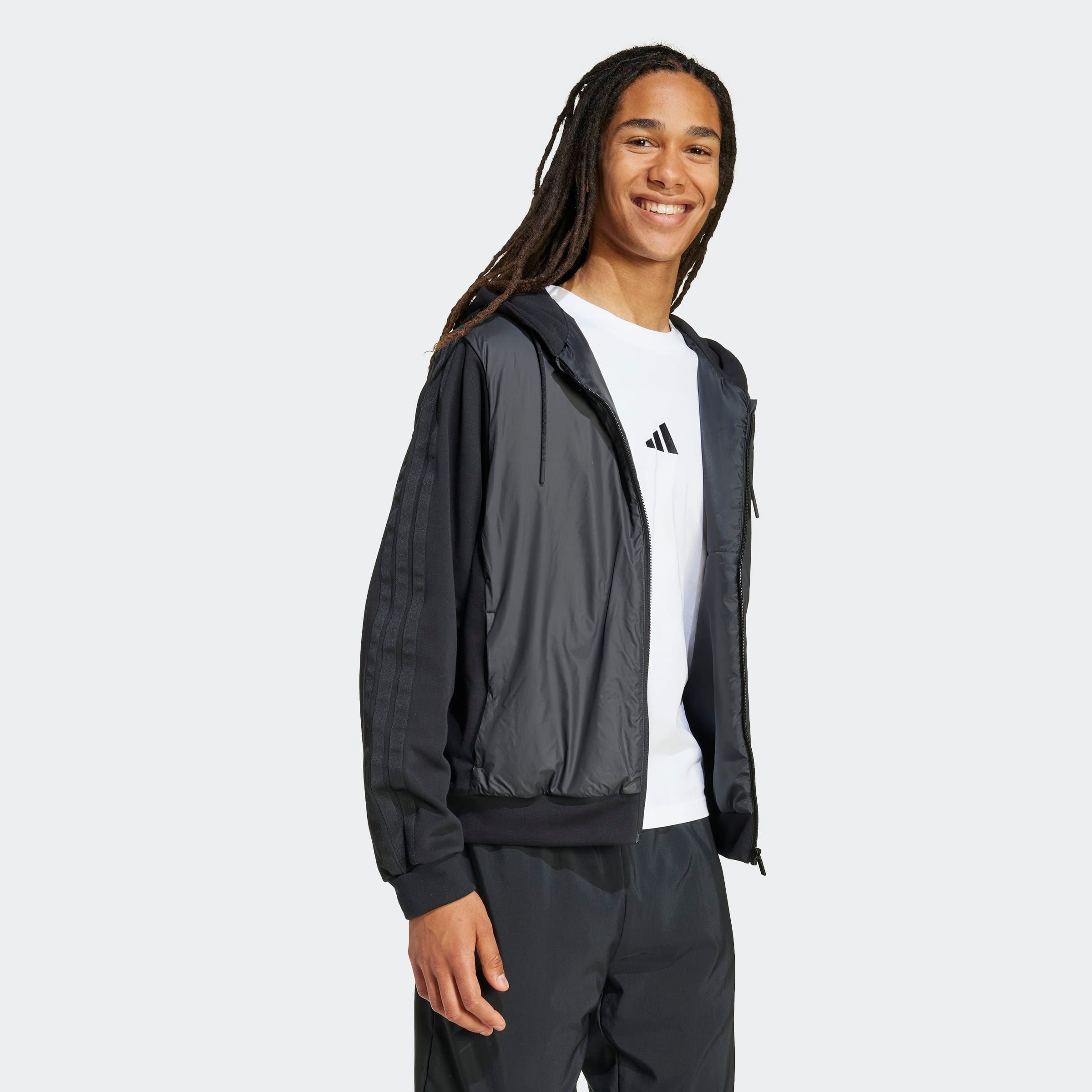 adidas Sportswear Veste d'extérieur »ESSENTIALS CLIMAWARM 3-STREIFEN HYBRID ISOLIERENDE«