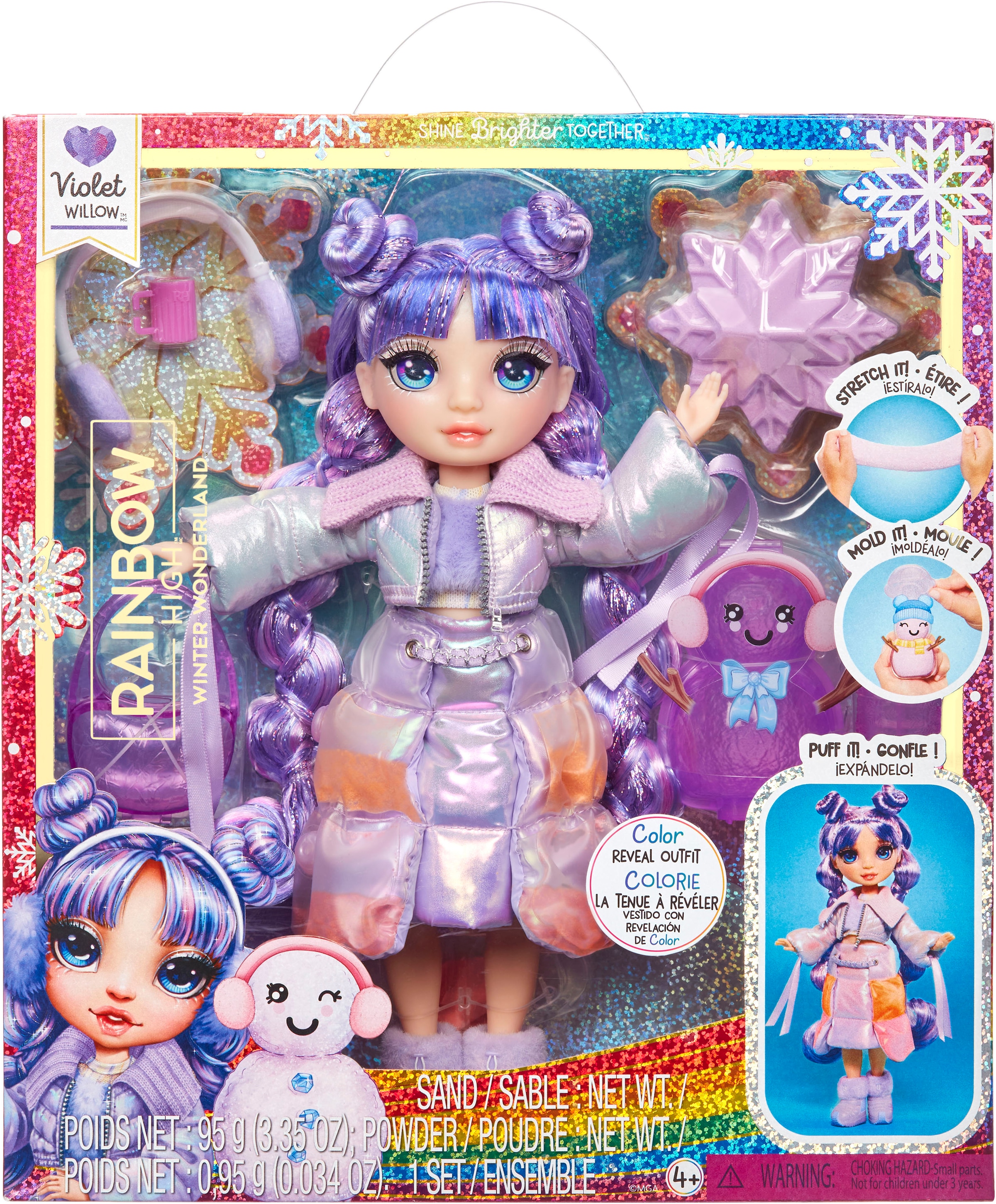 RAINBOW HIGH Anziehpuppe »Winter Wonderland Doll - Violet (Purple)«