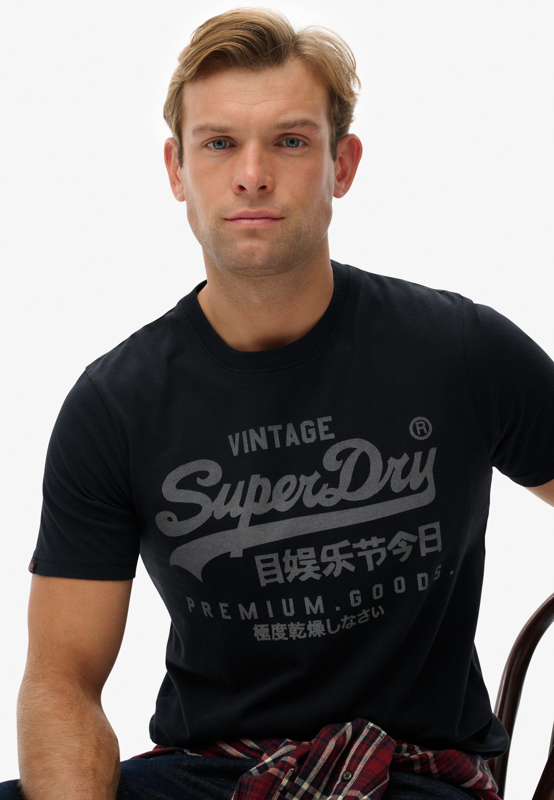 Superdry Rundhalsshirt »VL CLASSIC TEE«