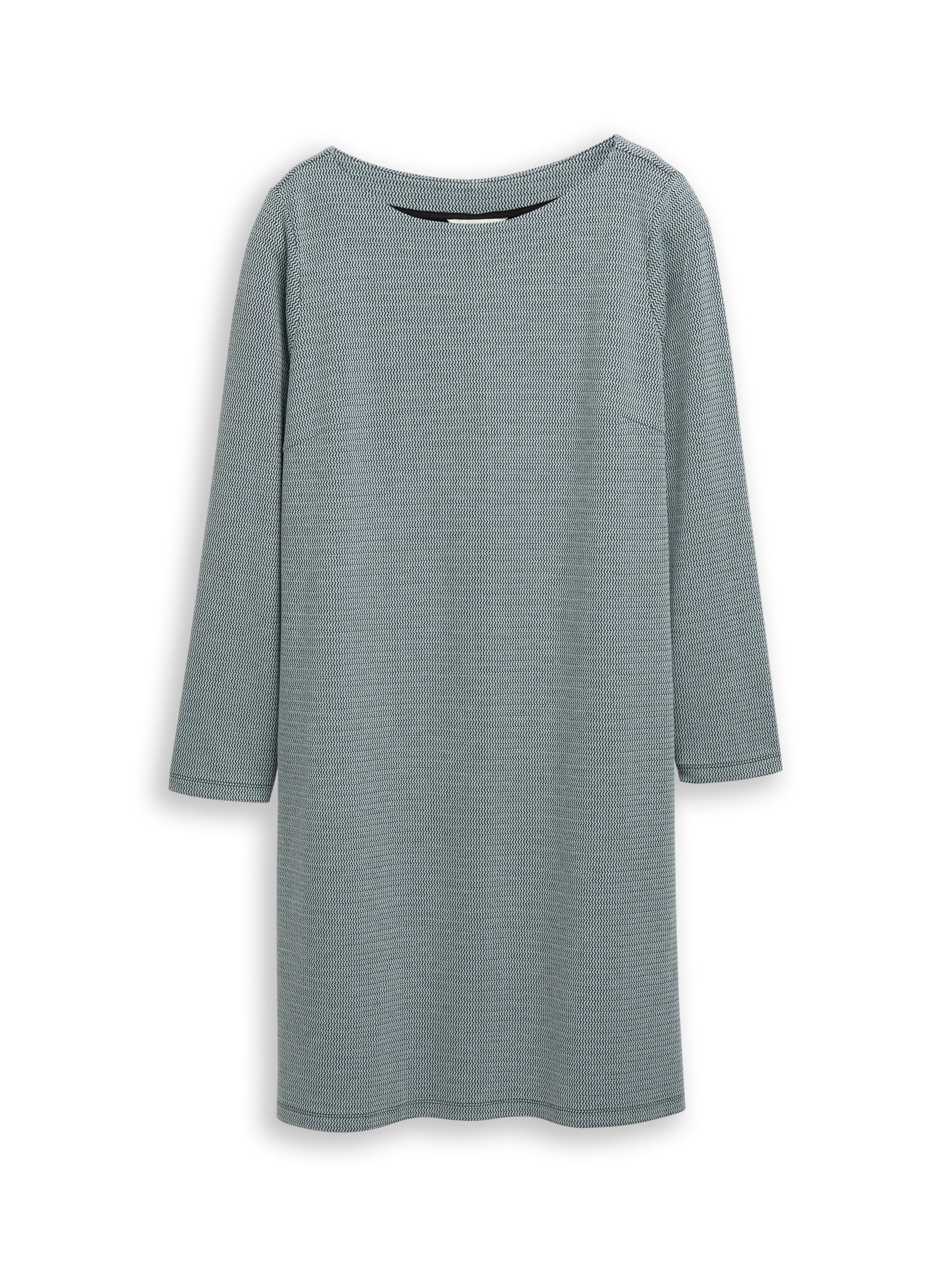 TOM TAILOR PLUS Mini-robe mit Jacquard Struktur