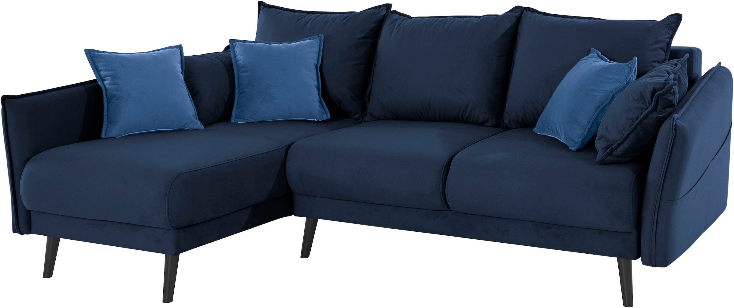 Home affaire Ecksofa »Asra L-Form« incl. Bettfunktion und Bettkasten, Seitentasche im Armteil, Federkern