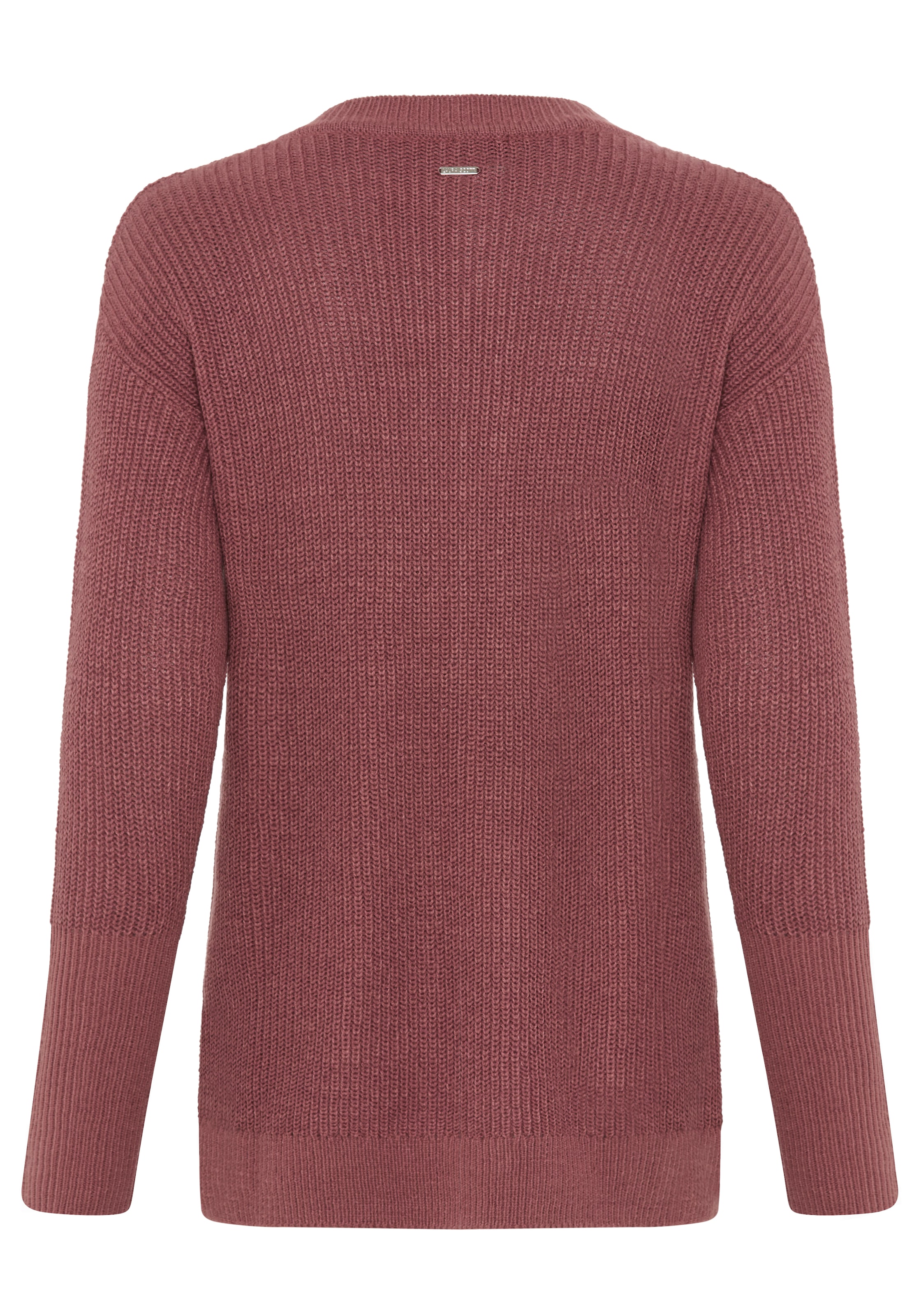 Laura Scott Pull col V Übergangspullover aus Baumwolle mit Knopfleiste - NEUE KOLLEKTION