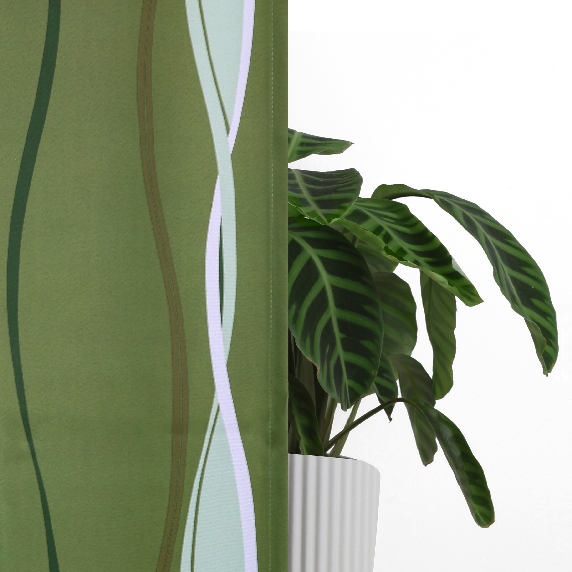 my home Vorhang »Dimona Blackout« Multifunktionsband 1 Stk. tlg. einseitig mit Wellenmotiv bedruckt