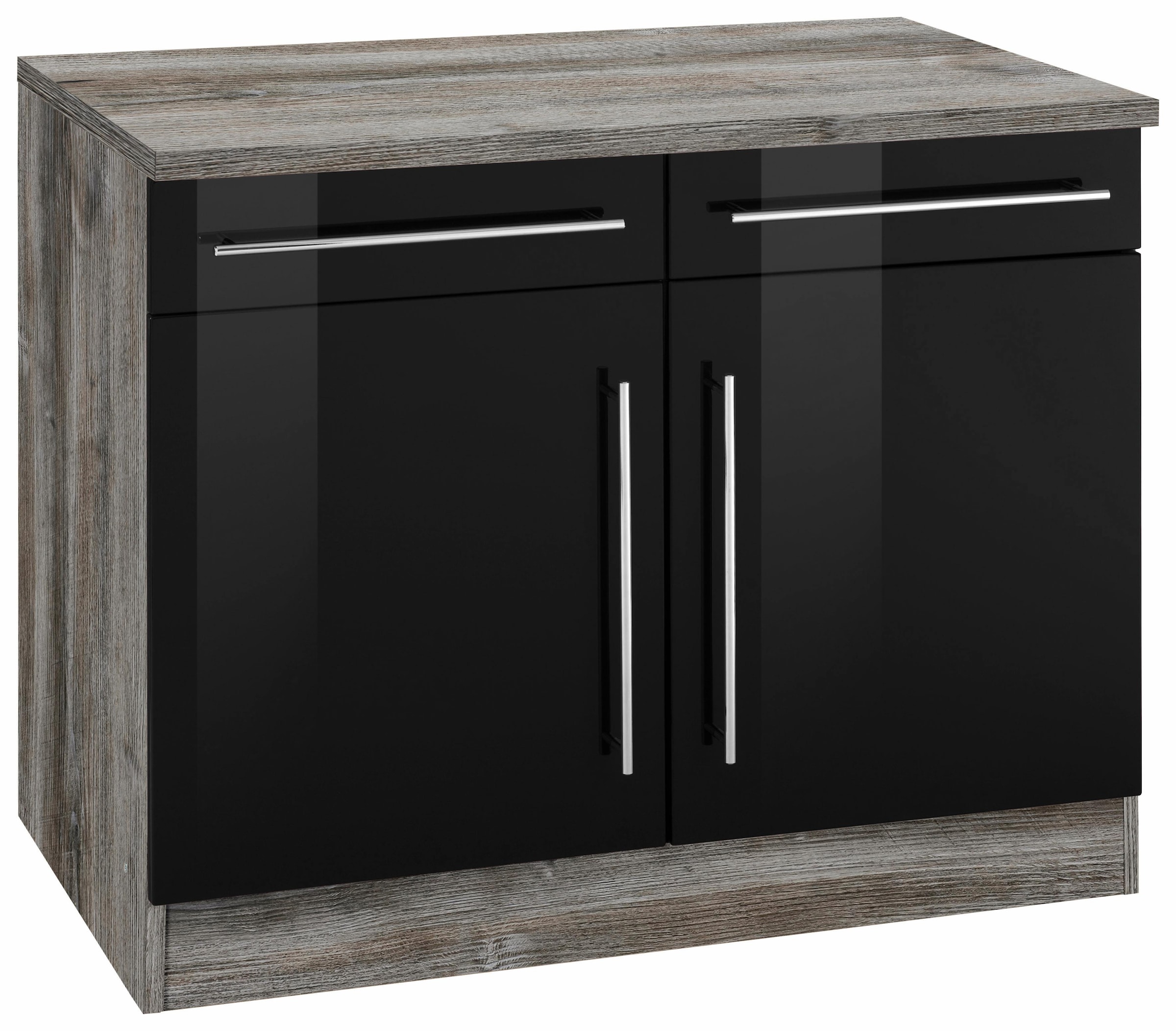 KOCHSTATION Unterschrank »KS-Samos« 100 cm breit