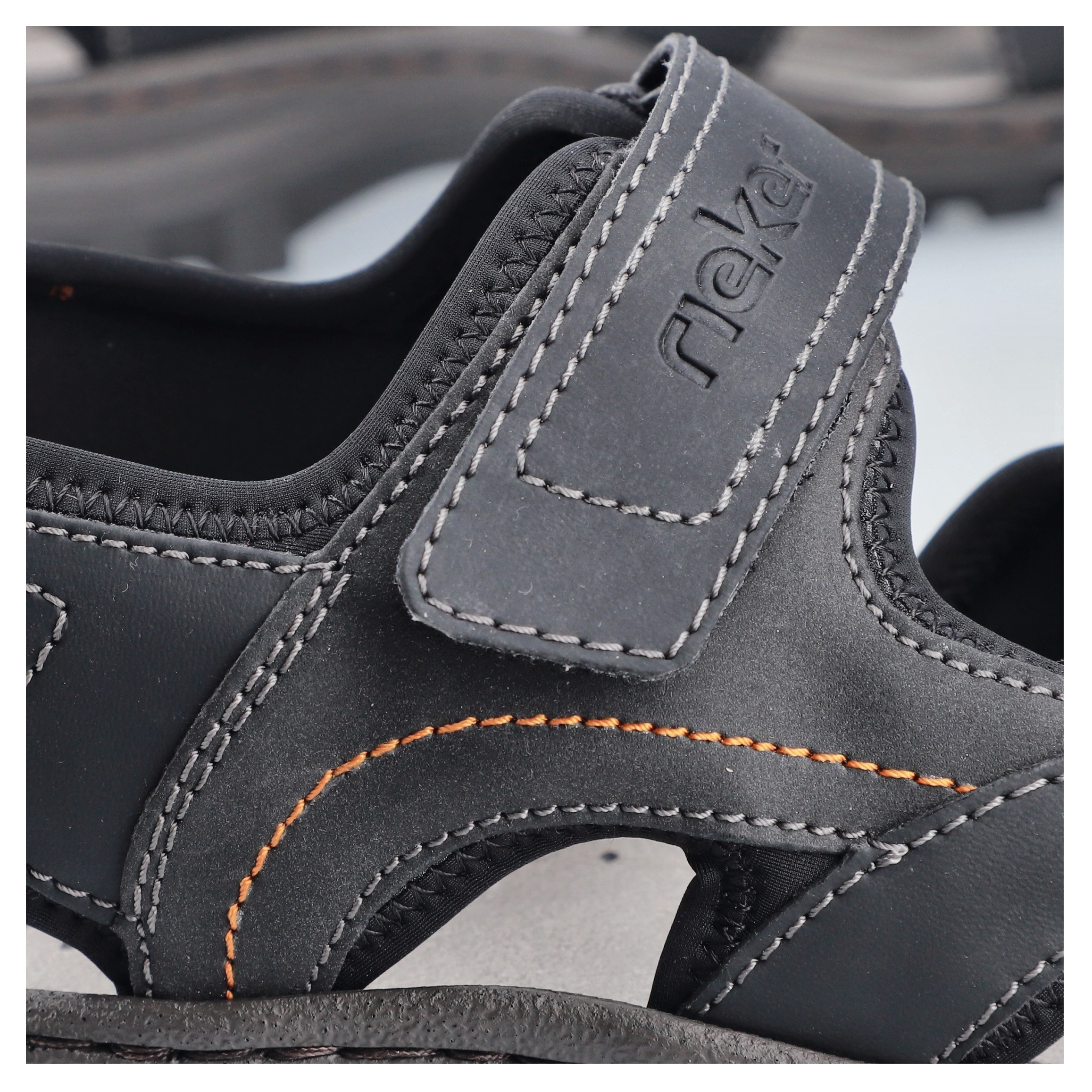 Rieker Sandale de trekking  , Sommerschuh, Outdoorsandale, Freizeitsandale, mit Profilsohle