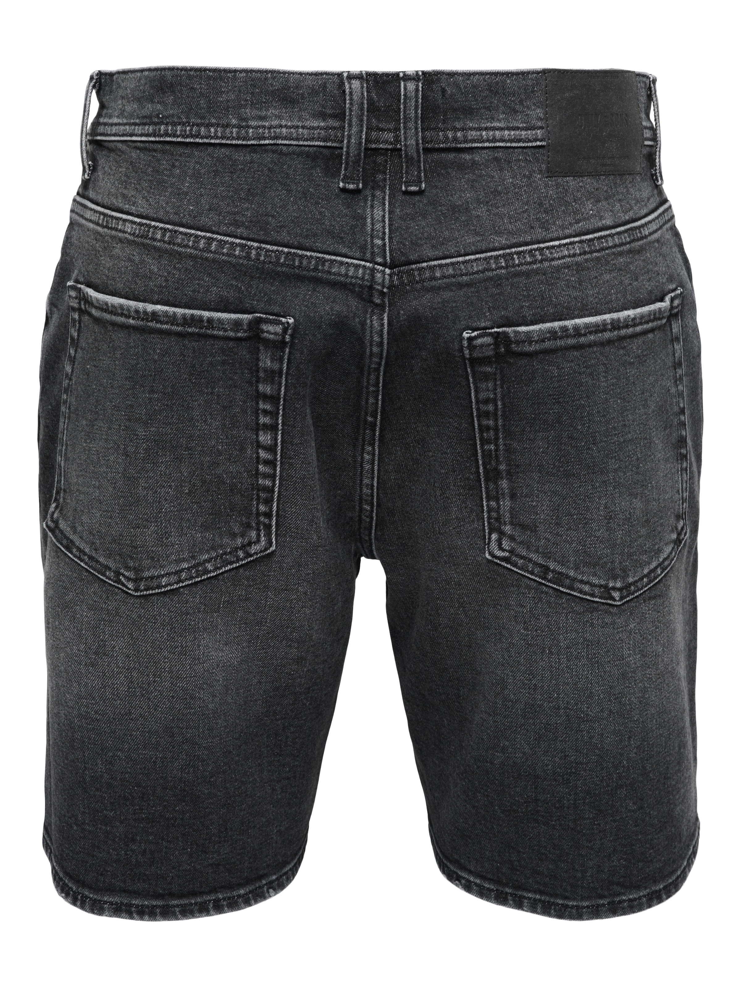 ONLY & SONS Short en jean »ONSEDGE PERF WB 6968 DOT DNM SHORTS NOOS« mélange coton, coupe droite