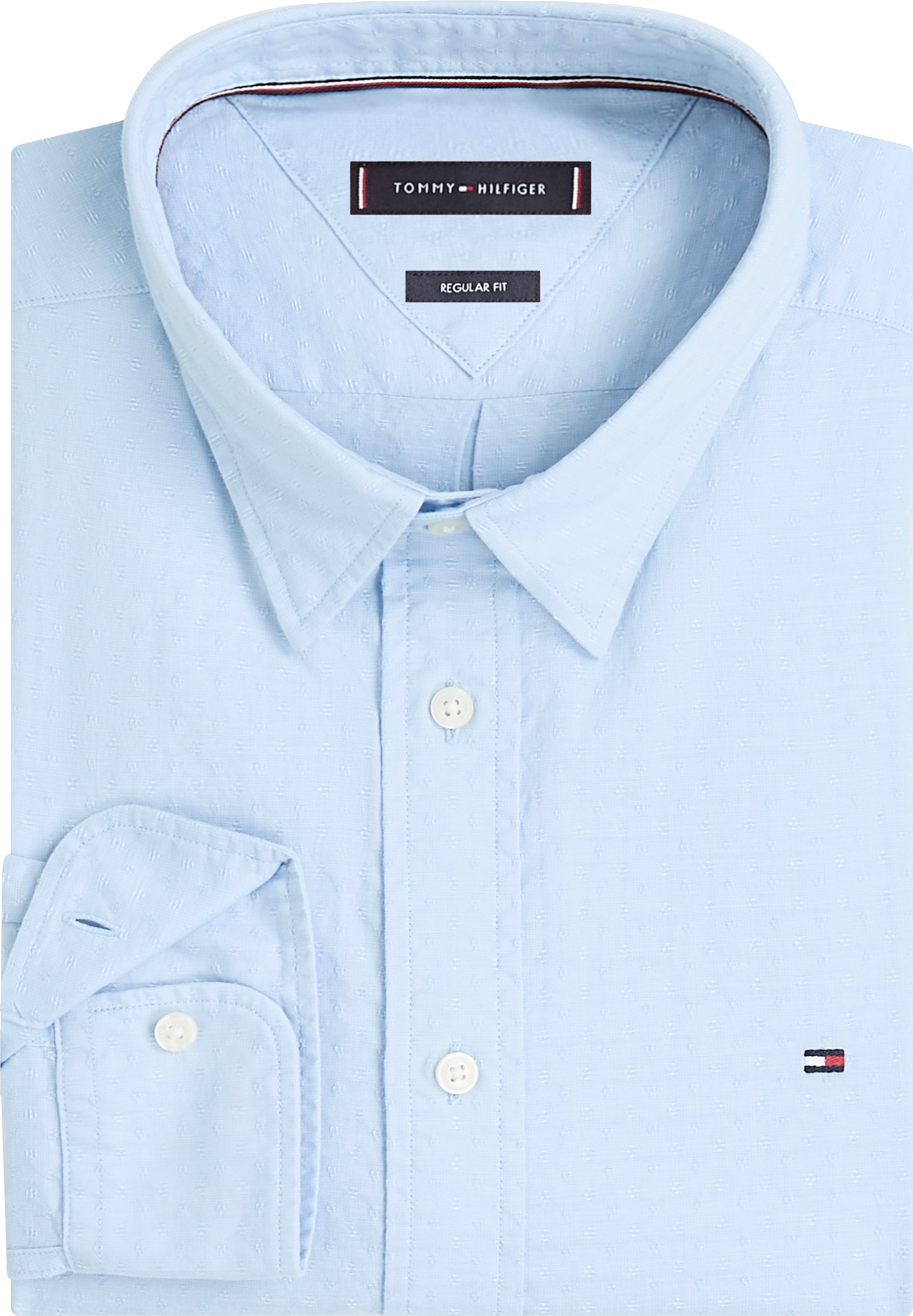 Tommy Hilfiger Langarmhemd »DOBBY STRUCTURE RF SHIRT«