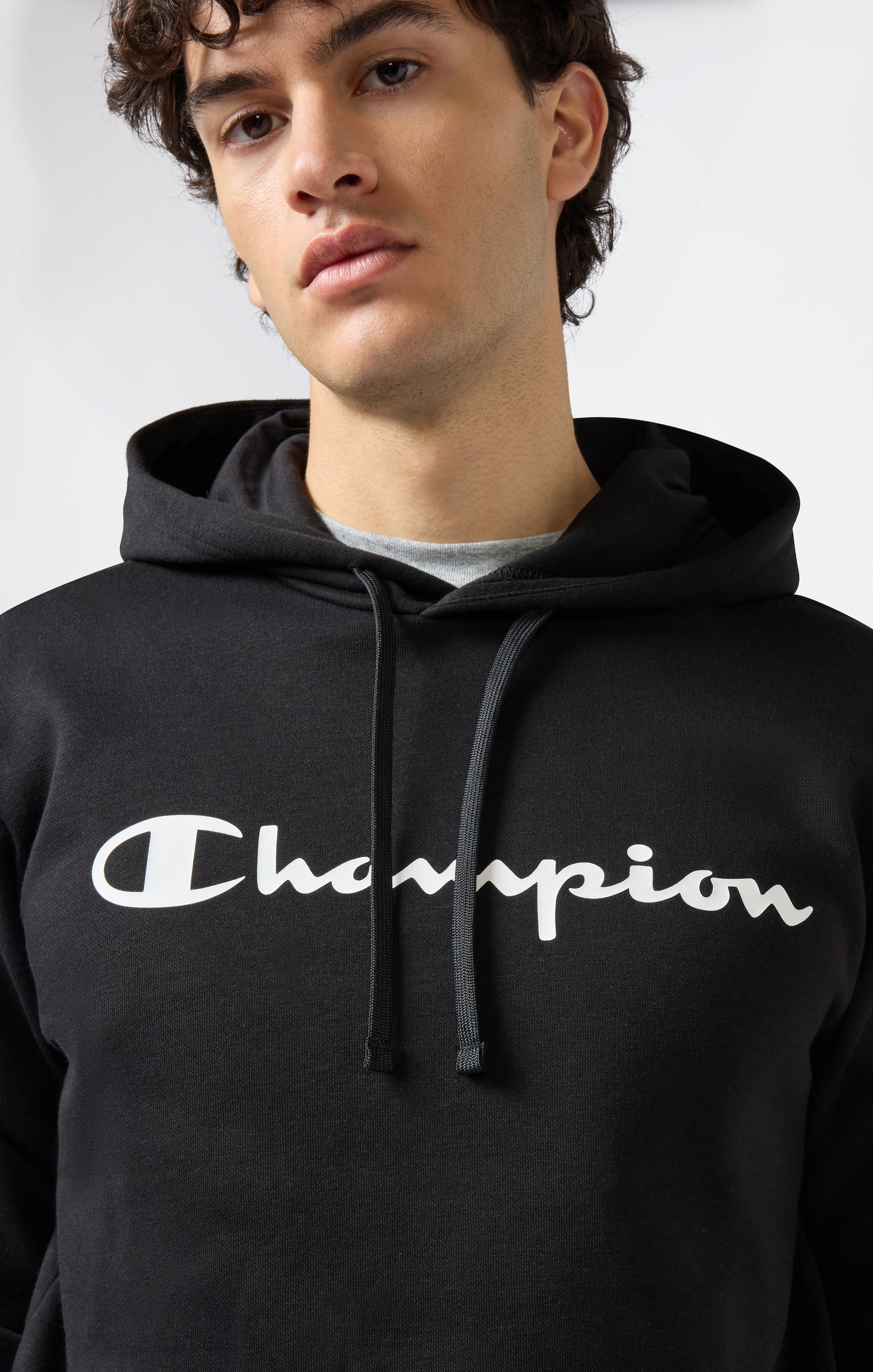 Champion Sweat à capuche »BASICS Fleece Hoodie Large Logo«, 1 cuis
