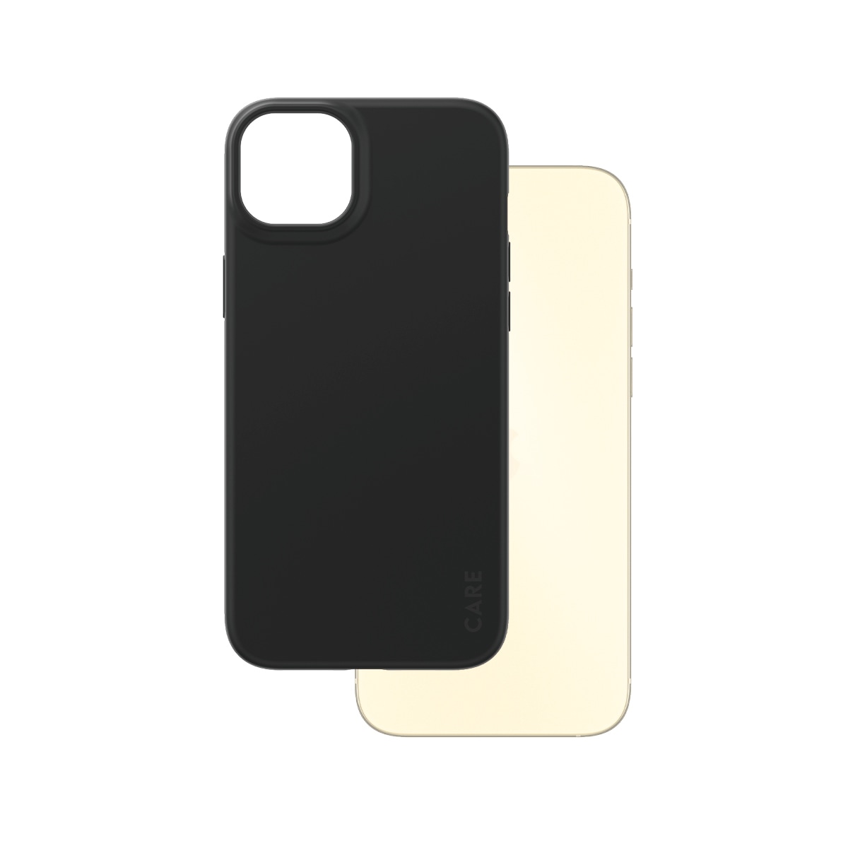 CARE by PanzerGlass Housse pour téléphone portable »Fearlessly Fashionable Case für Apple iPhone 15 Plus Fashion Black« Backcover, Schutzhülle, Handyschutzhülle, Case, Schutzcase, stossfest