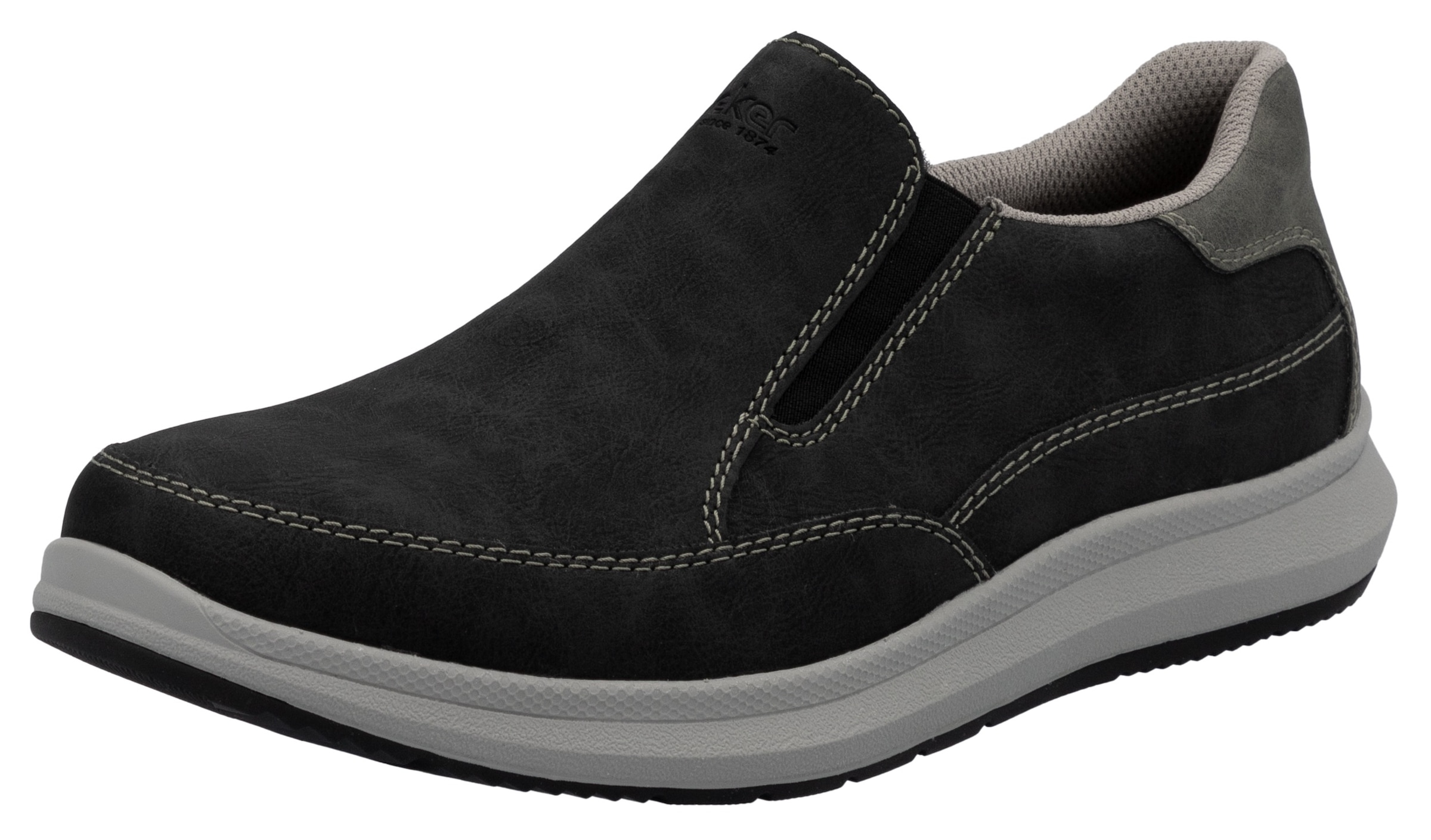 Rieker Slipper  , sneaker slip-on, chaussure basse, loafer, chaussure décontractée avec élastique