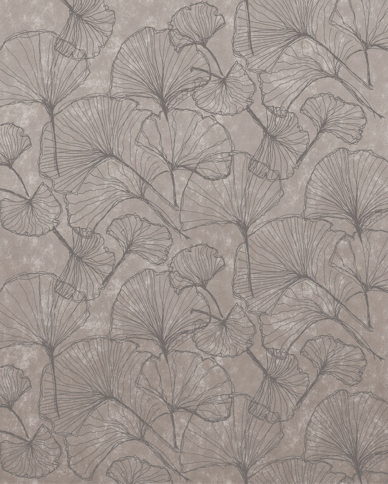 Komar Papier peint photo »Vlies Fototapete - Ginko Stone - Grösse 200 x 250 cm« imprimé